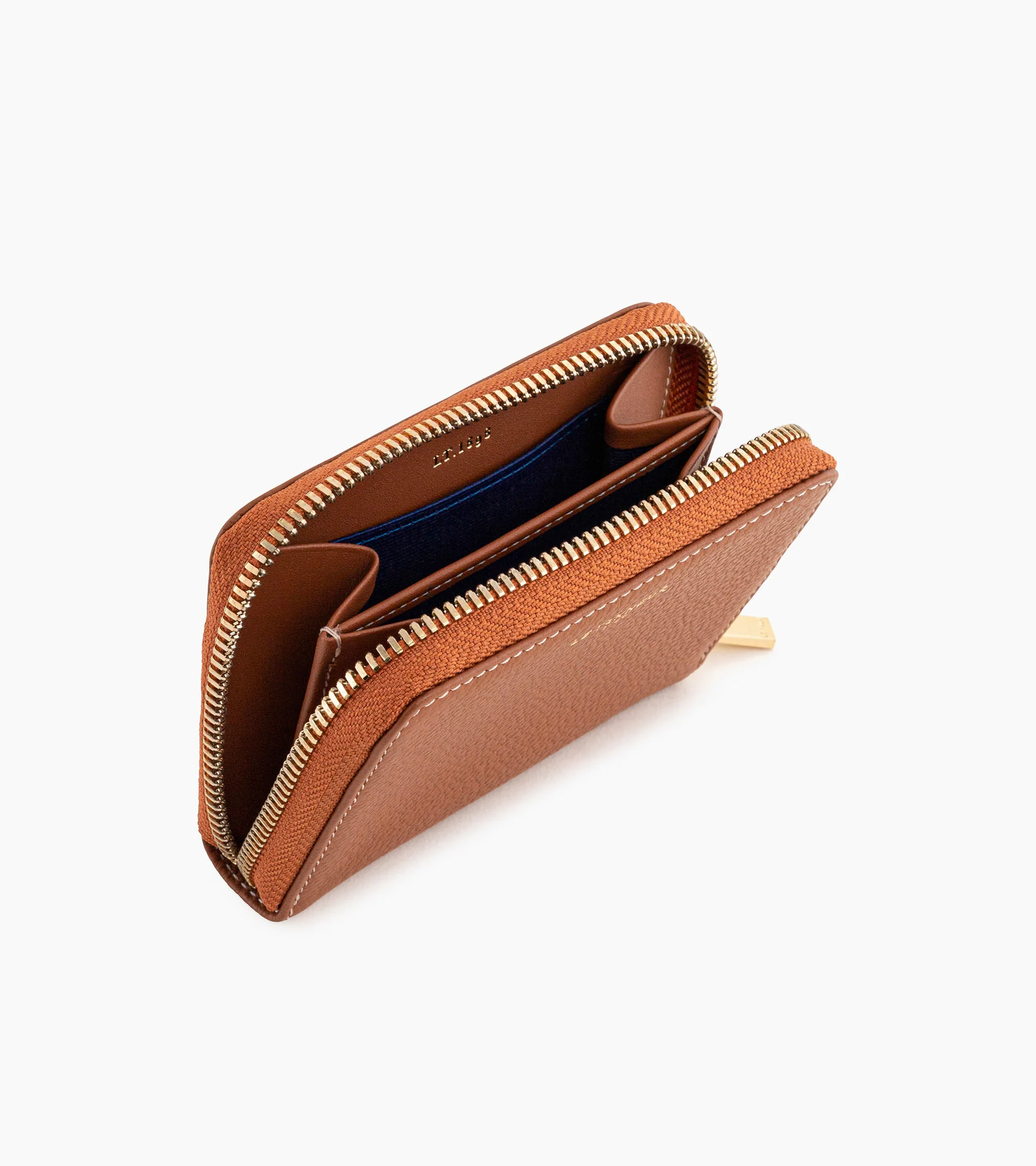 Emilie coin purse in grained leather - Image 3