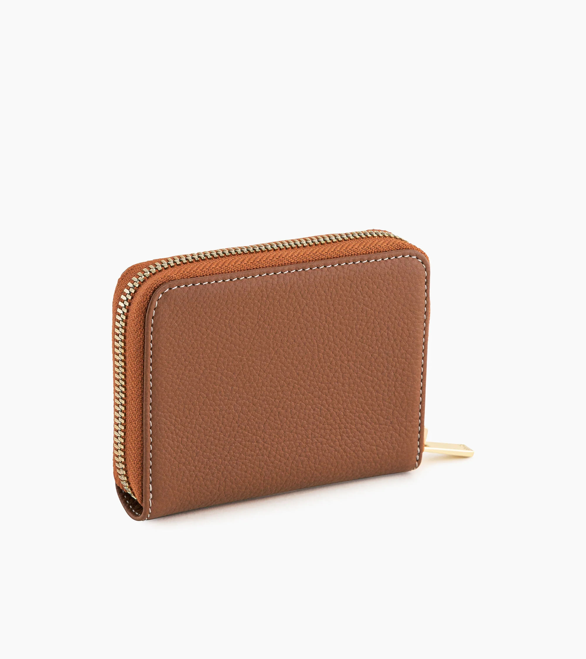 Emilie coin purse in grained leather - Image 4
