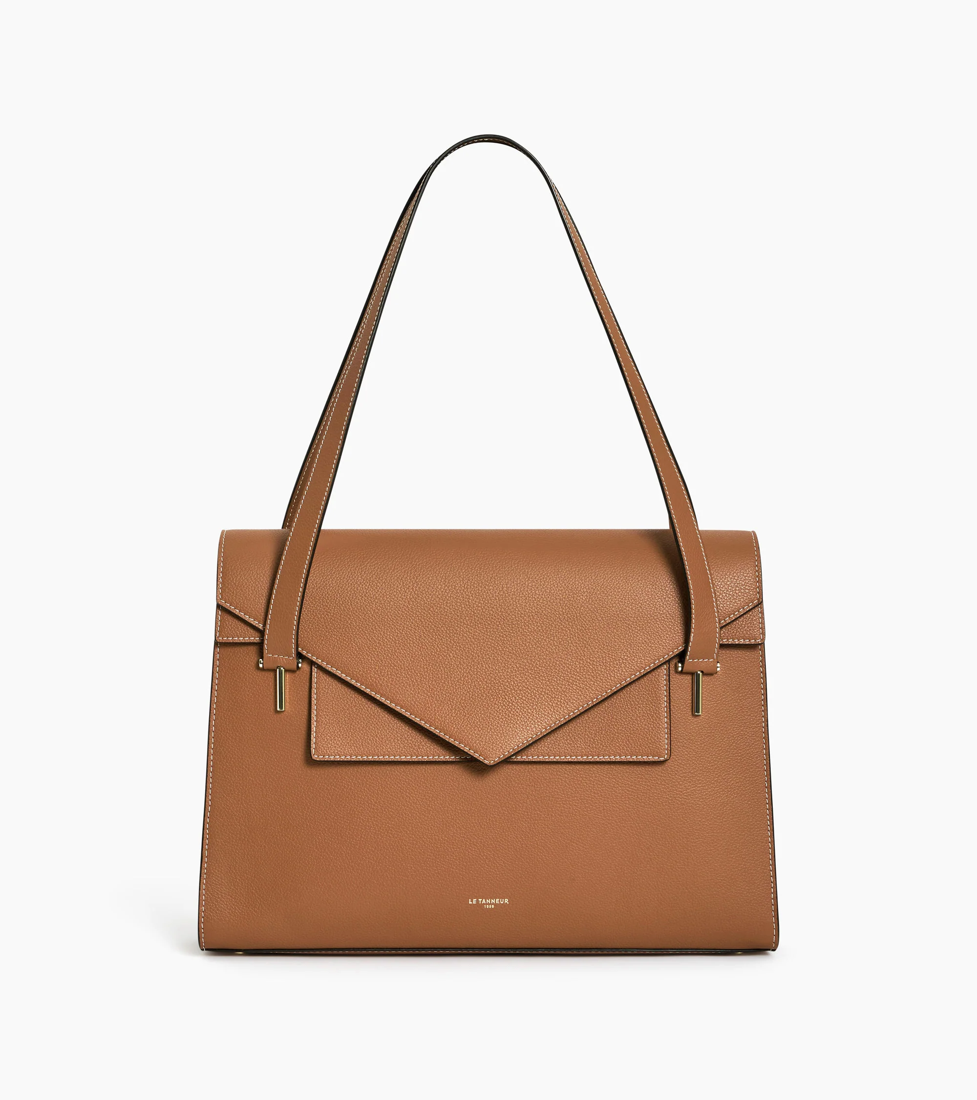 Emilie double flap grained leather document holder - Image 2