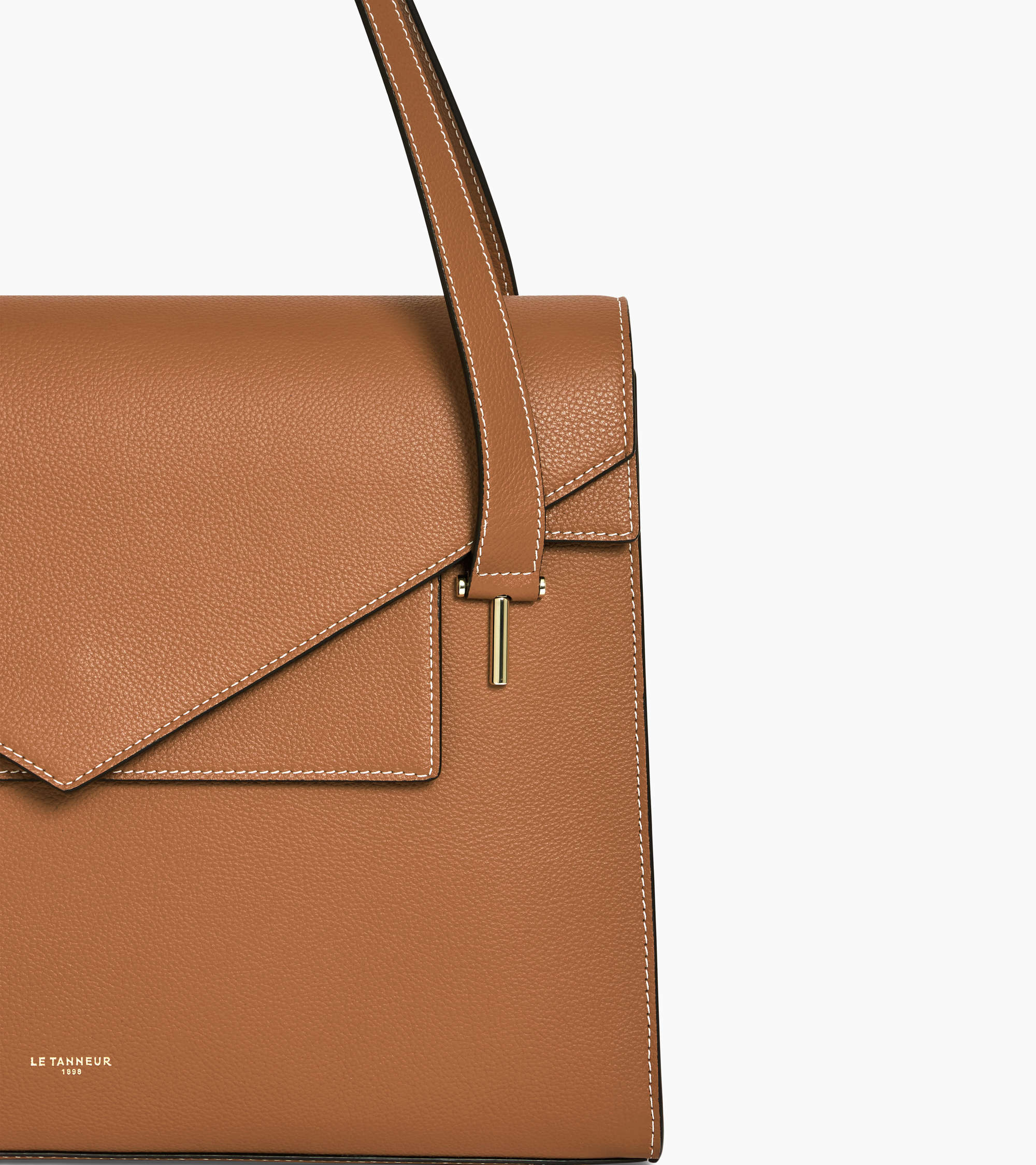 Emilie double flap grained leather document holder - Image 3