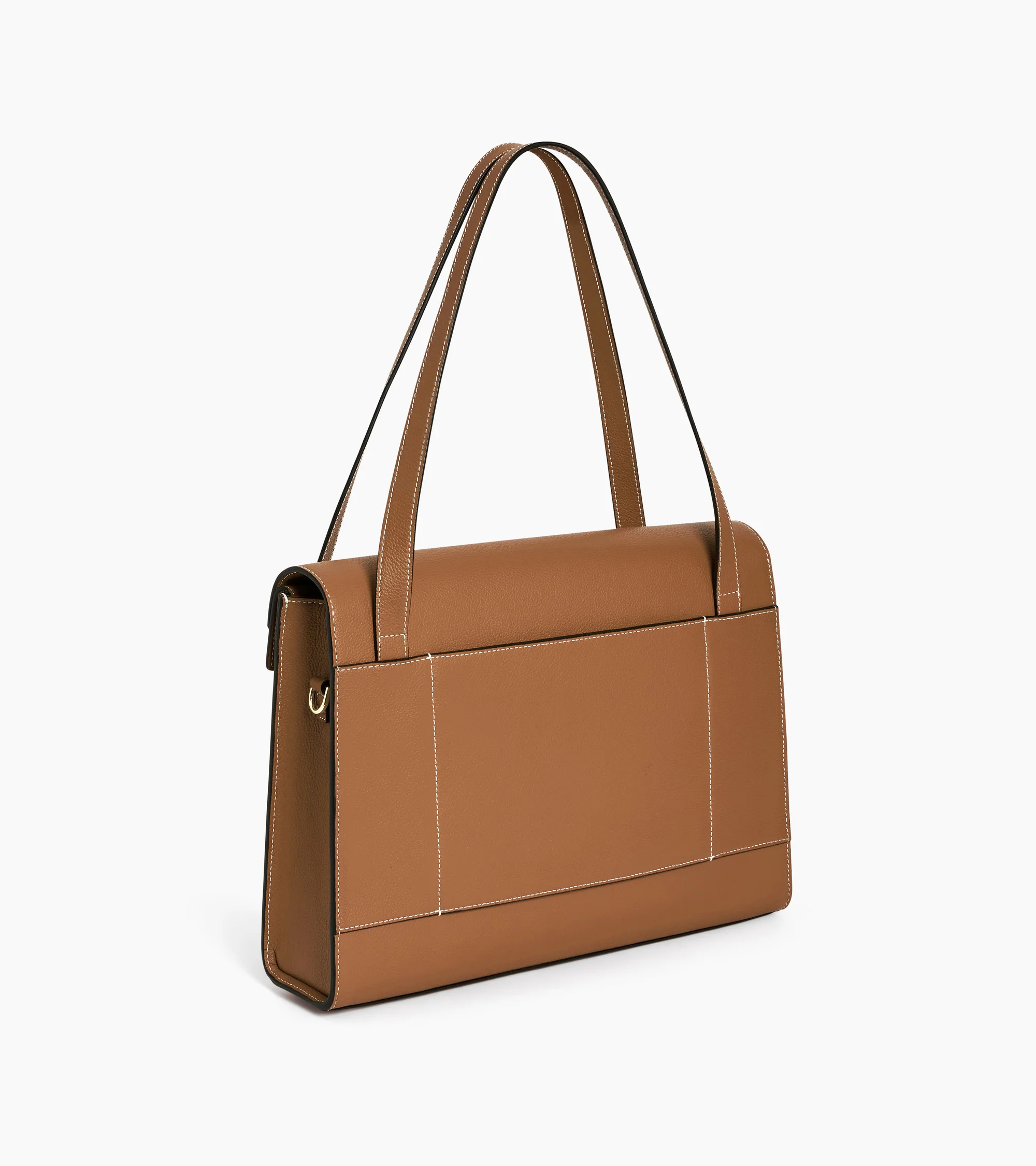 Emilie double flap grained leather document holder - Image 6