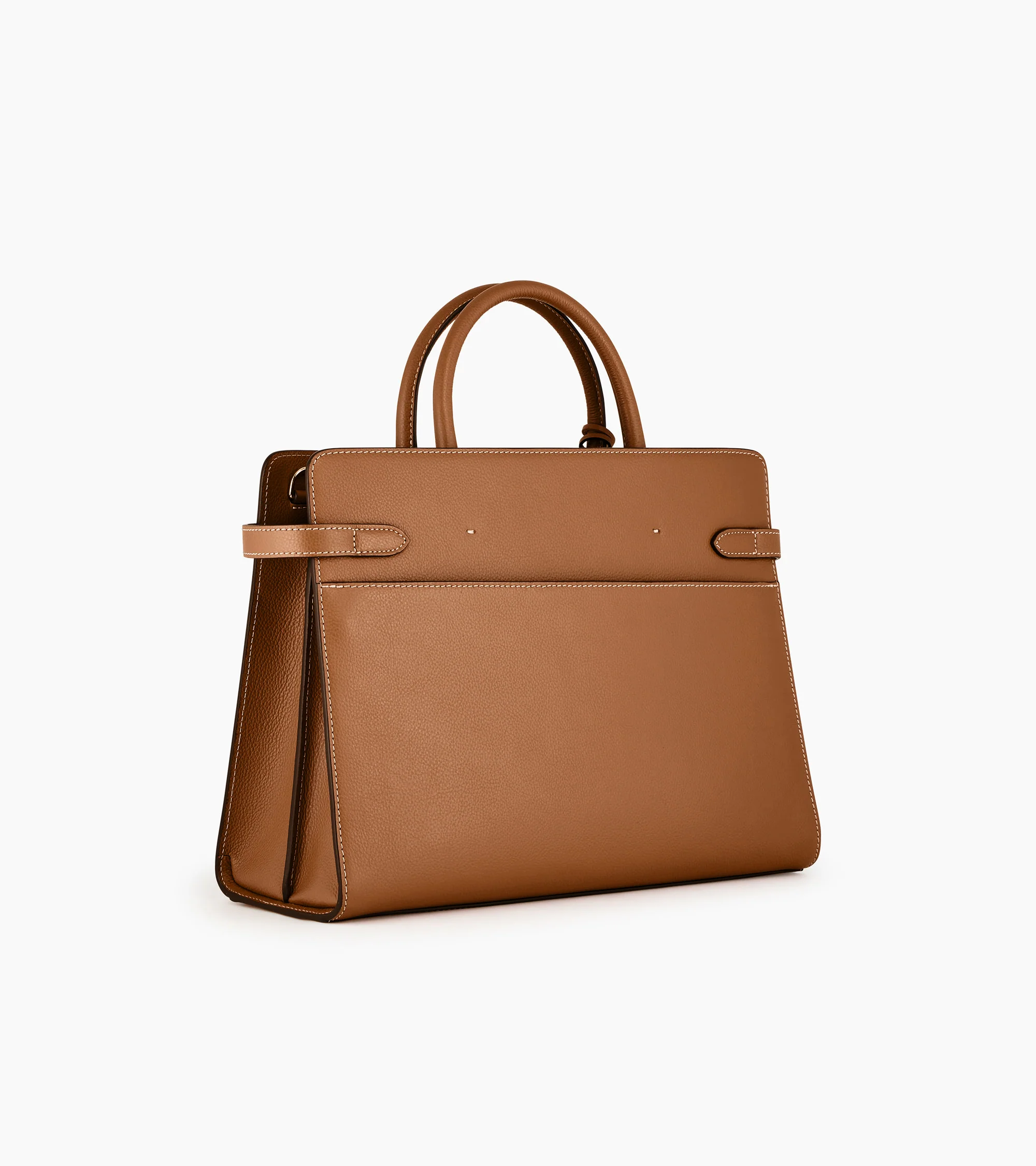 Emilie large handbag in grained leather - Image 4
