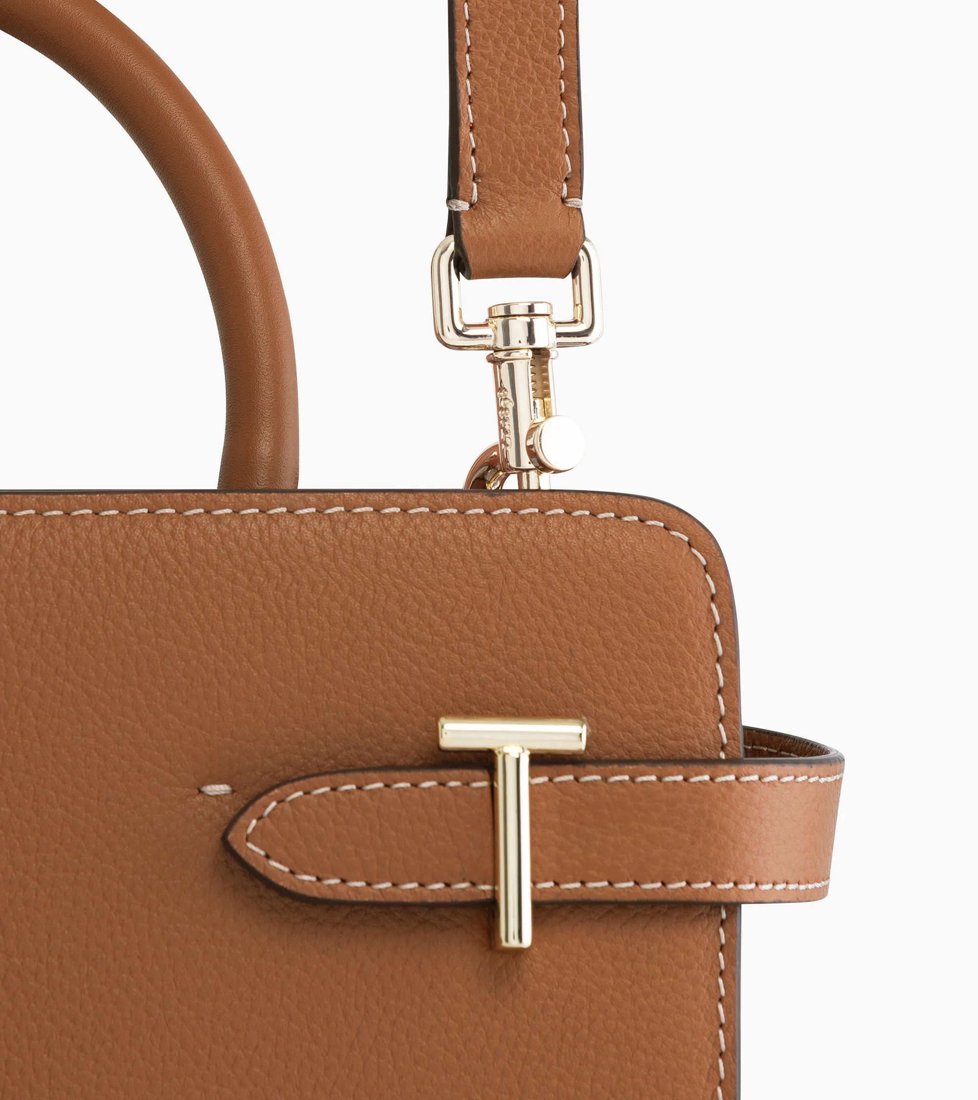 Emilie medium-sized handbag in grained leather - Image 3