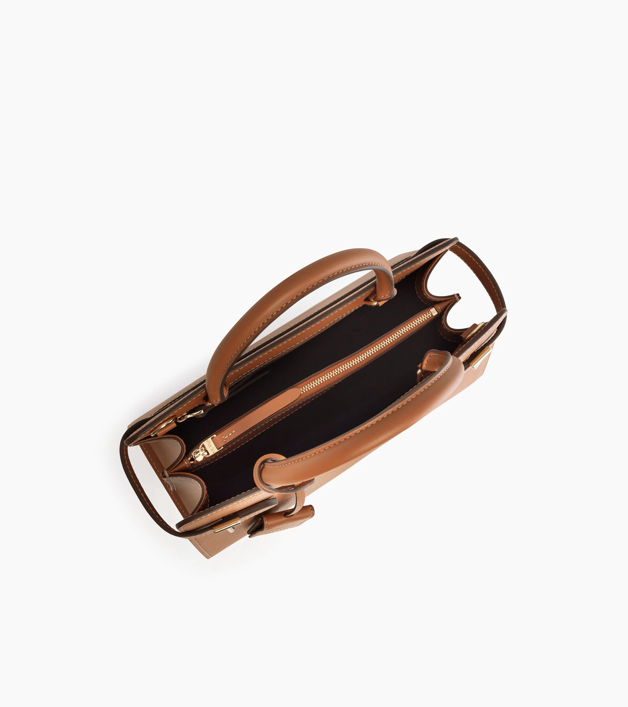 Emilie medium-sized handbag in grained leather - Image 5
