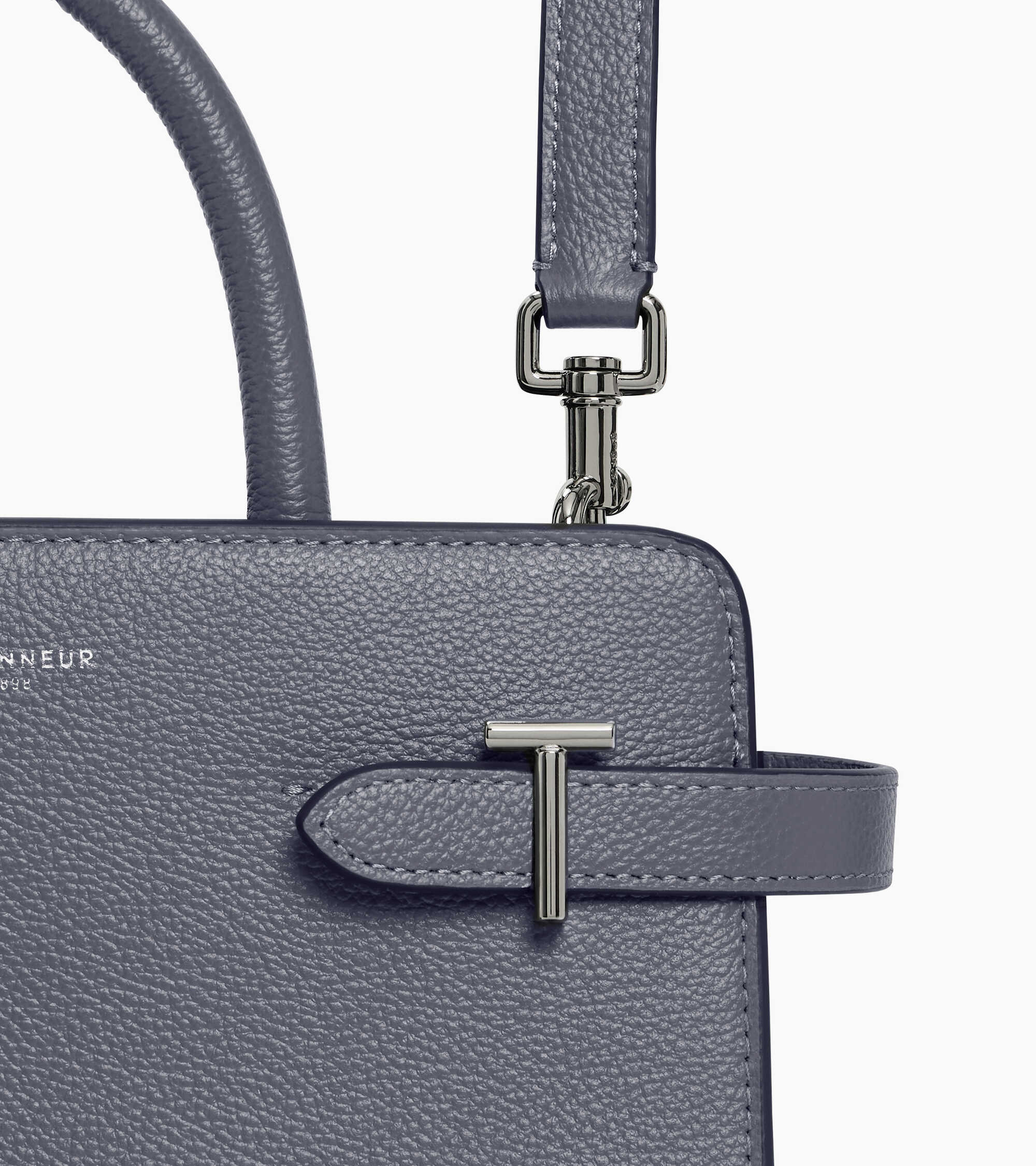 Emilie medium-sized handbag in grained leather - Image 3