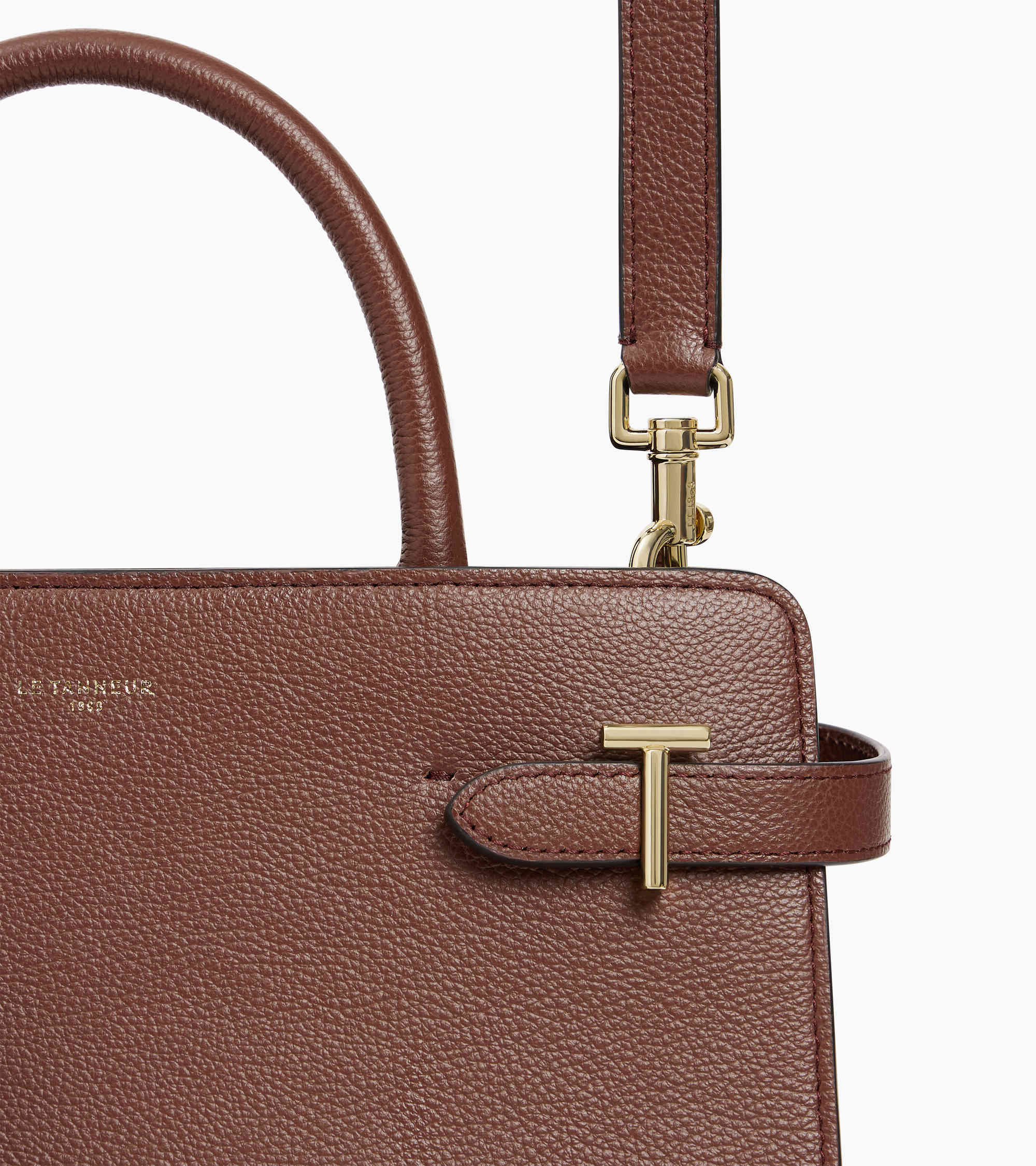 Emilie medium-sized handbag in grained leather - Image 2