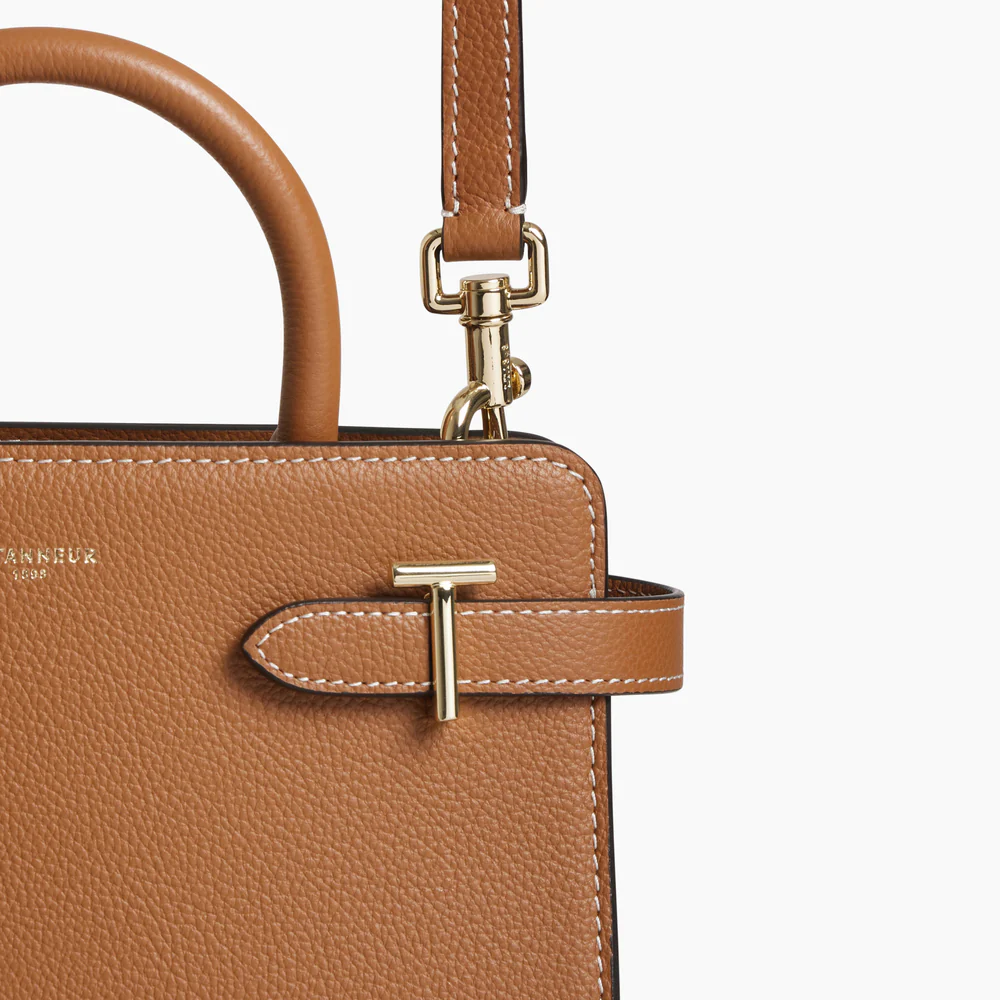 Emilie small handbag in grained leather - Image 3