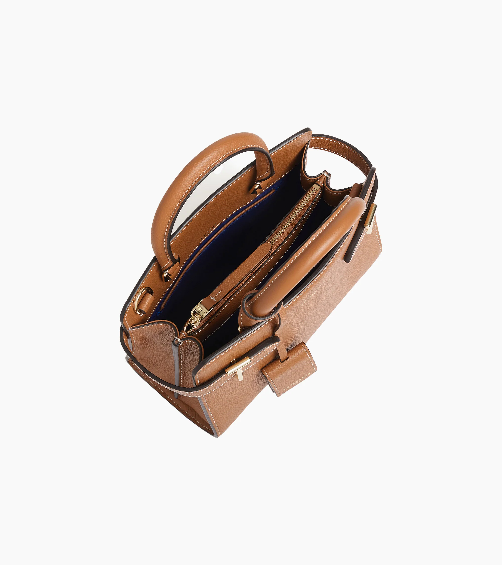 Emilie small handbag in grained leather - Image 4