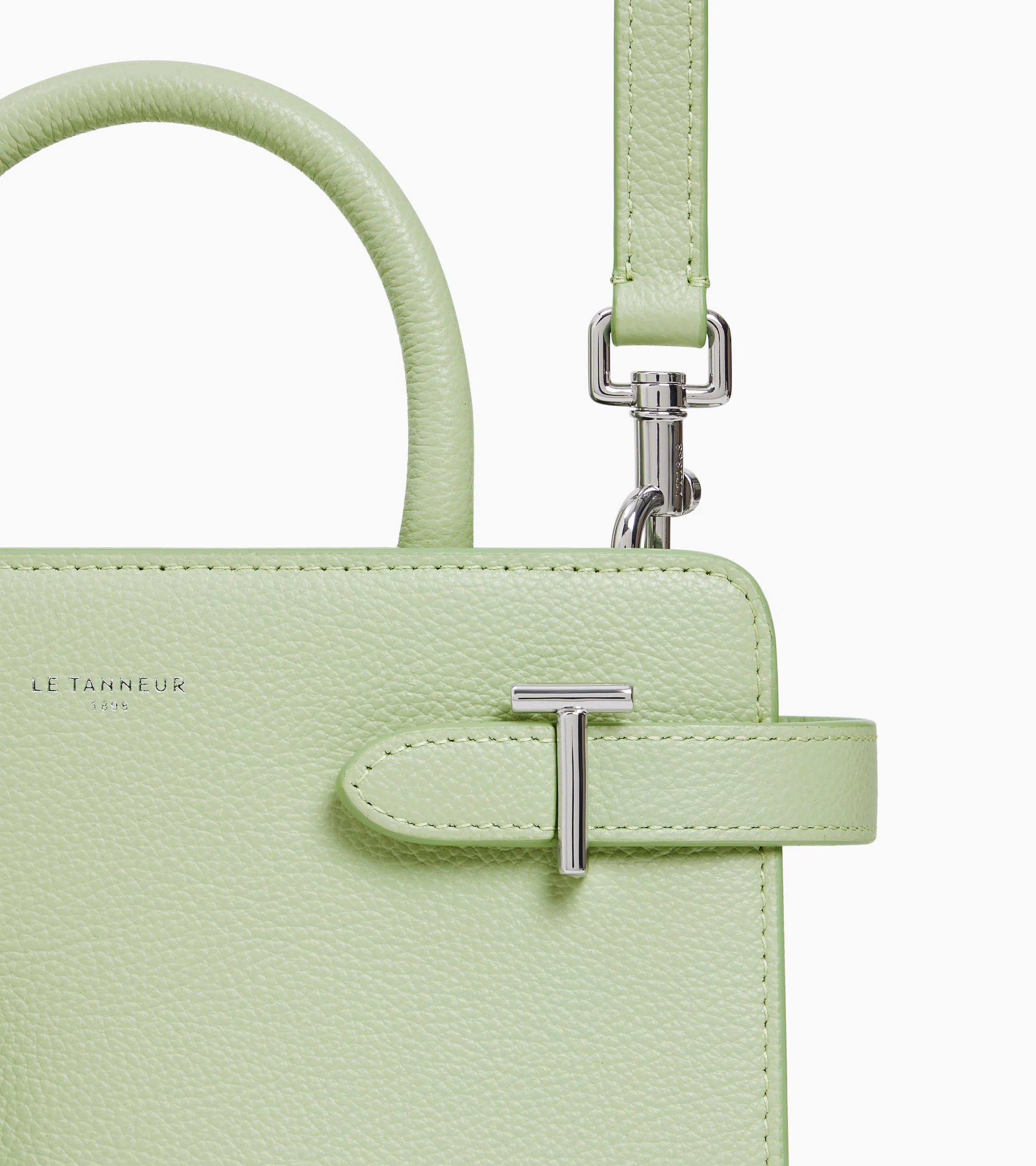 Emilie small handbag in grained leather - Image 2