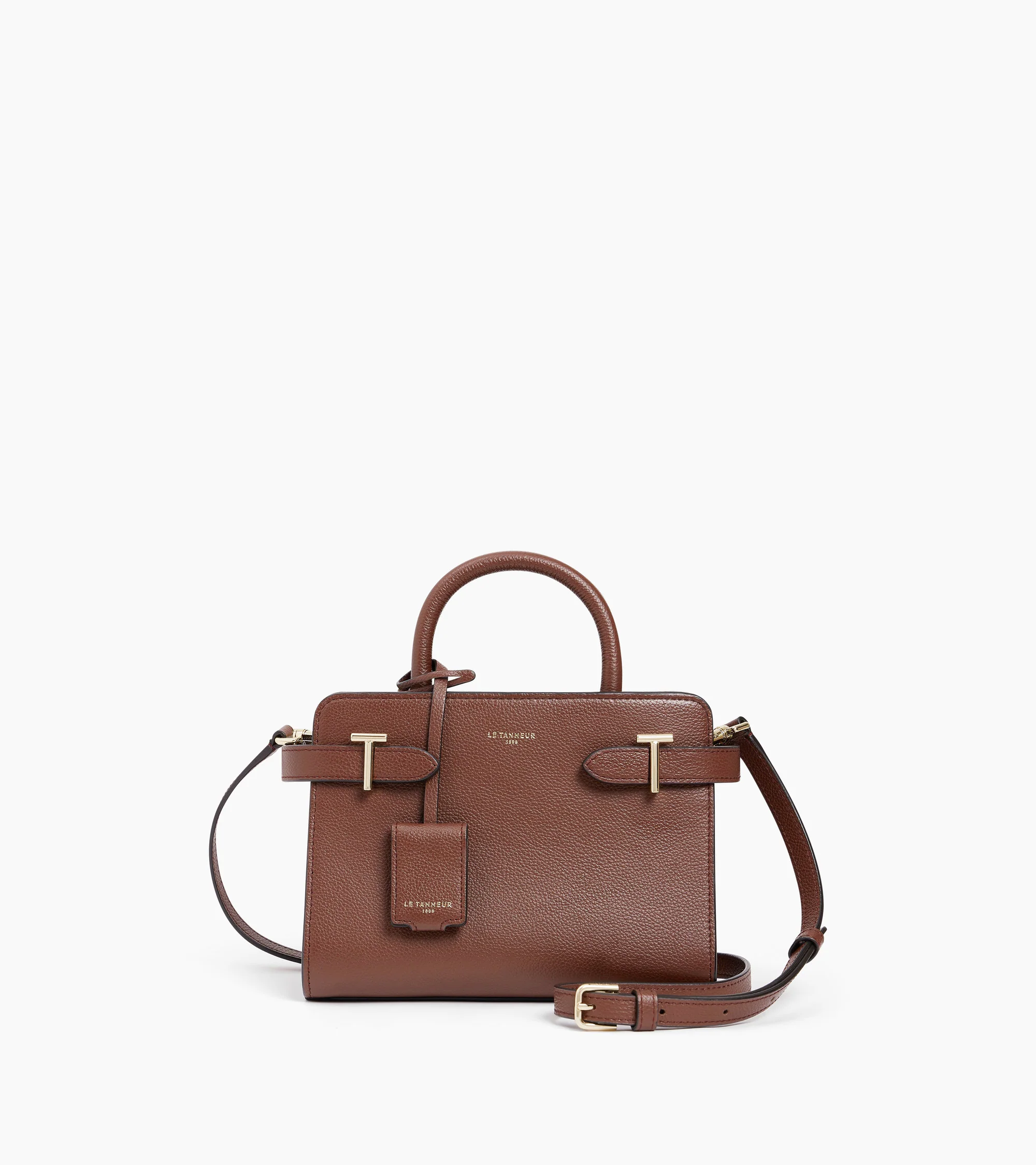 Emilie small handbag in grained leather - Image 2
