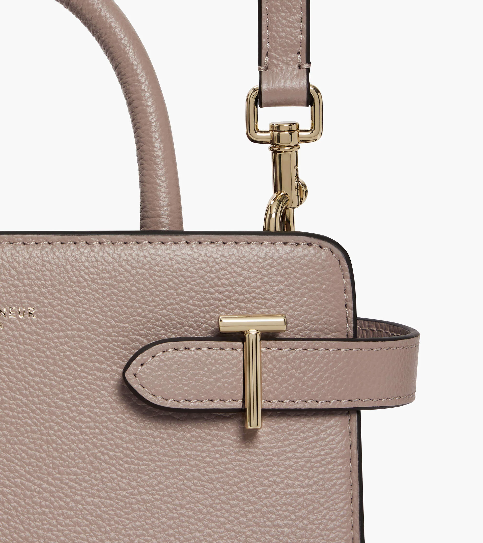 Emilie small handbag in grained leather - Image 3