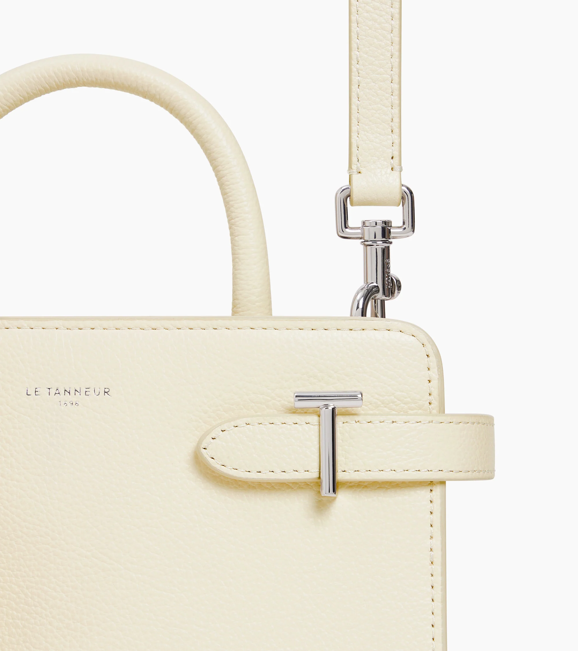 Emilie small handbag in grained leather - Image 2