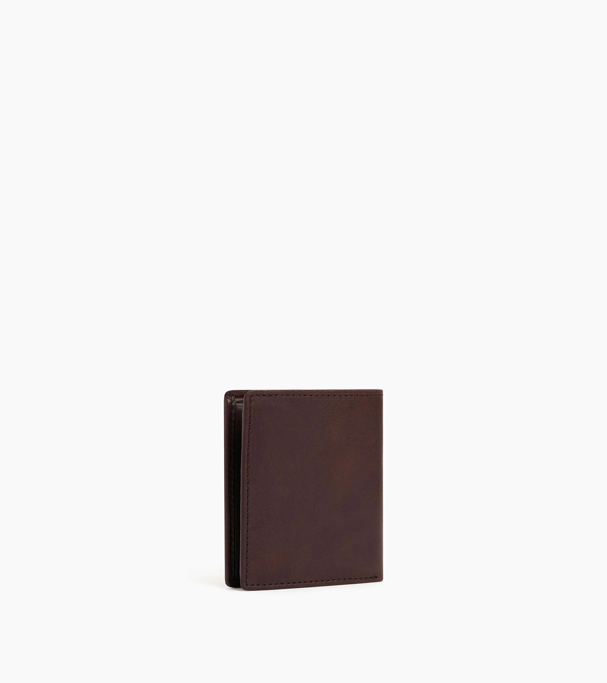Gary coin purse with billfold in oiled leather - Image 4