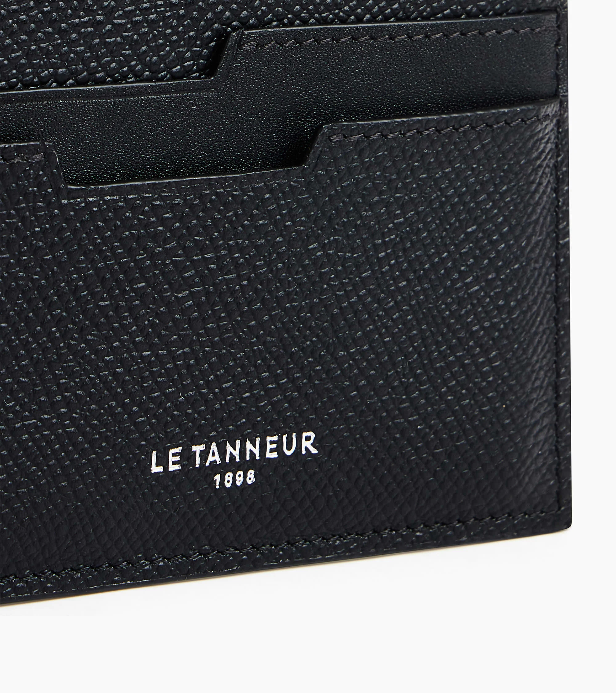 Gaston card case in cross grain leather - Image 4