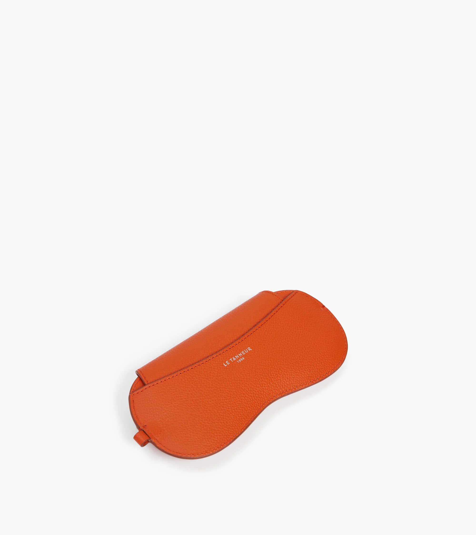 Glasses case with charms in grained leather - Image 3