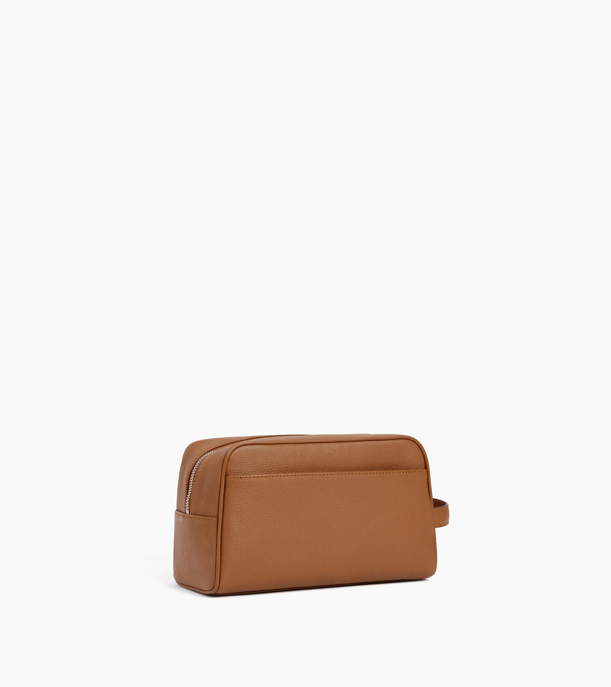 Toiletry bag in grained leather - Image 4