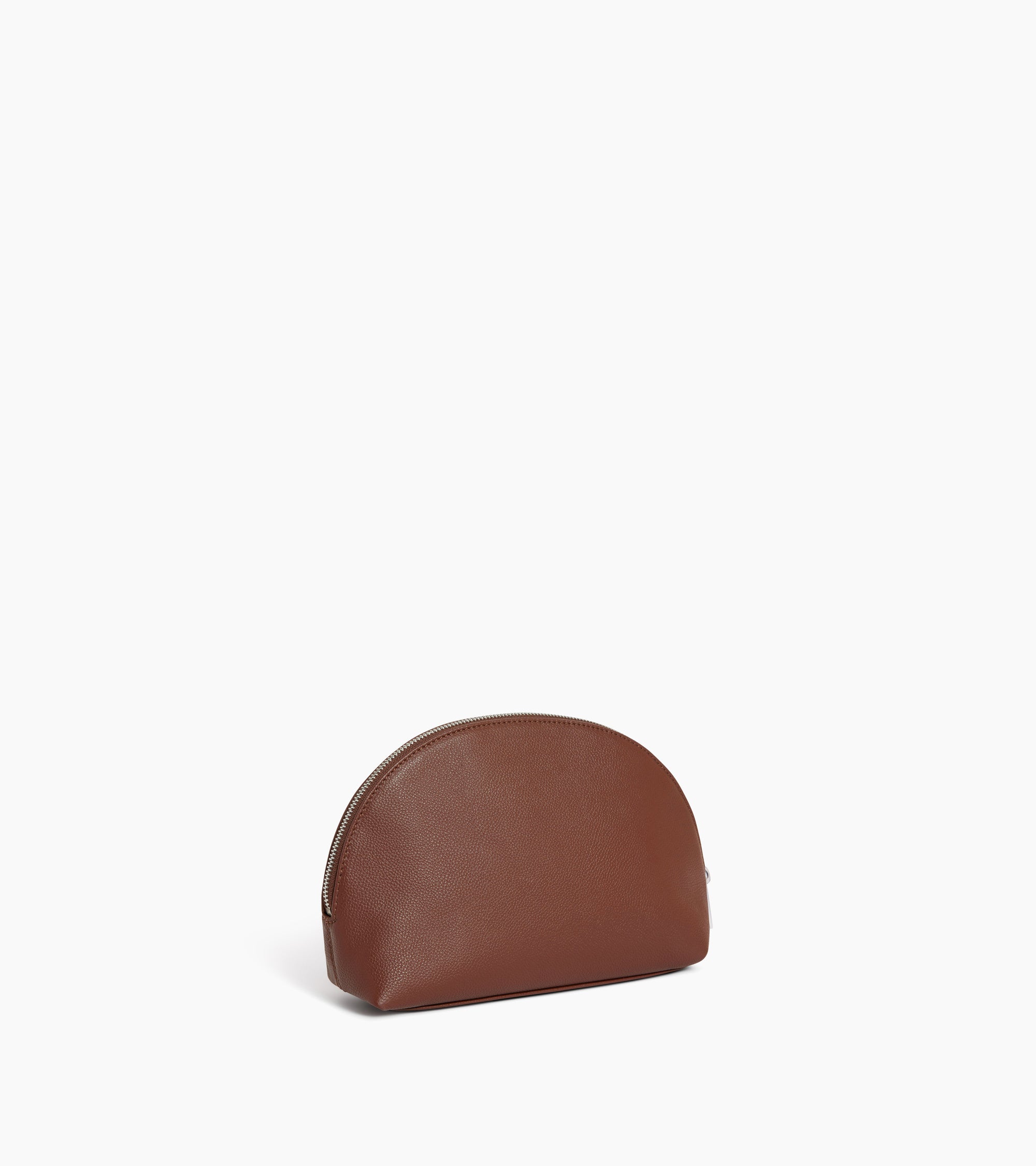 Half-moon toiletry bag in grained leather - Image 4