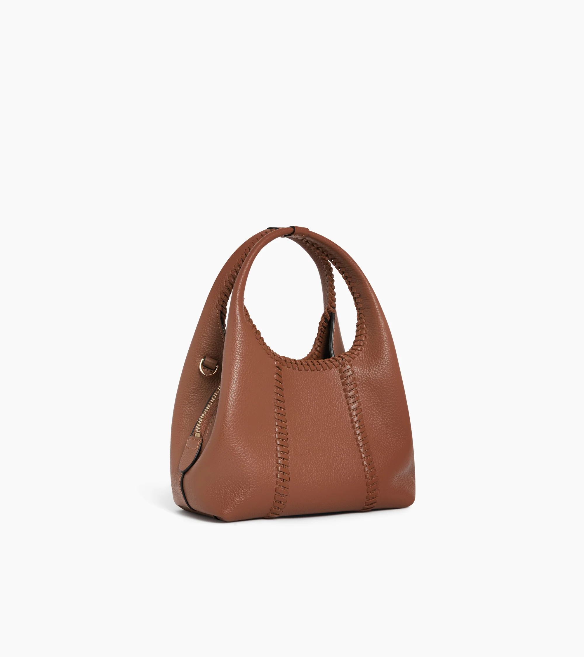 Juliette mini grained leather handbag with topstitching - Image 4