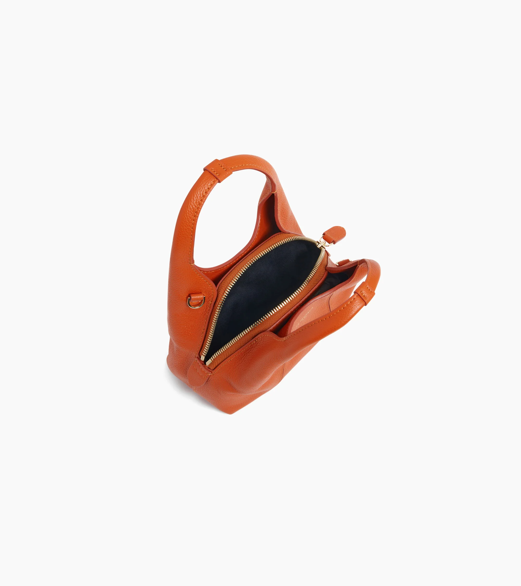 Juliette mini handbag in grained leather - Image 3
