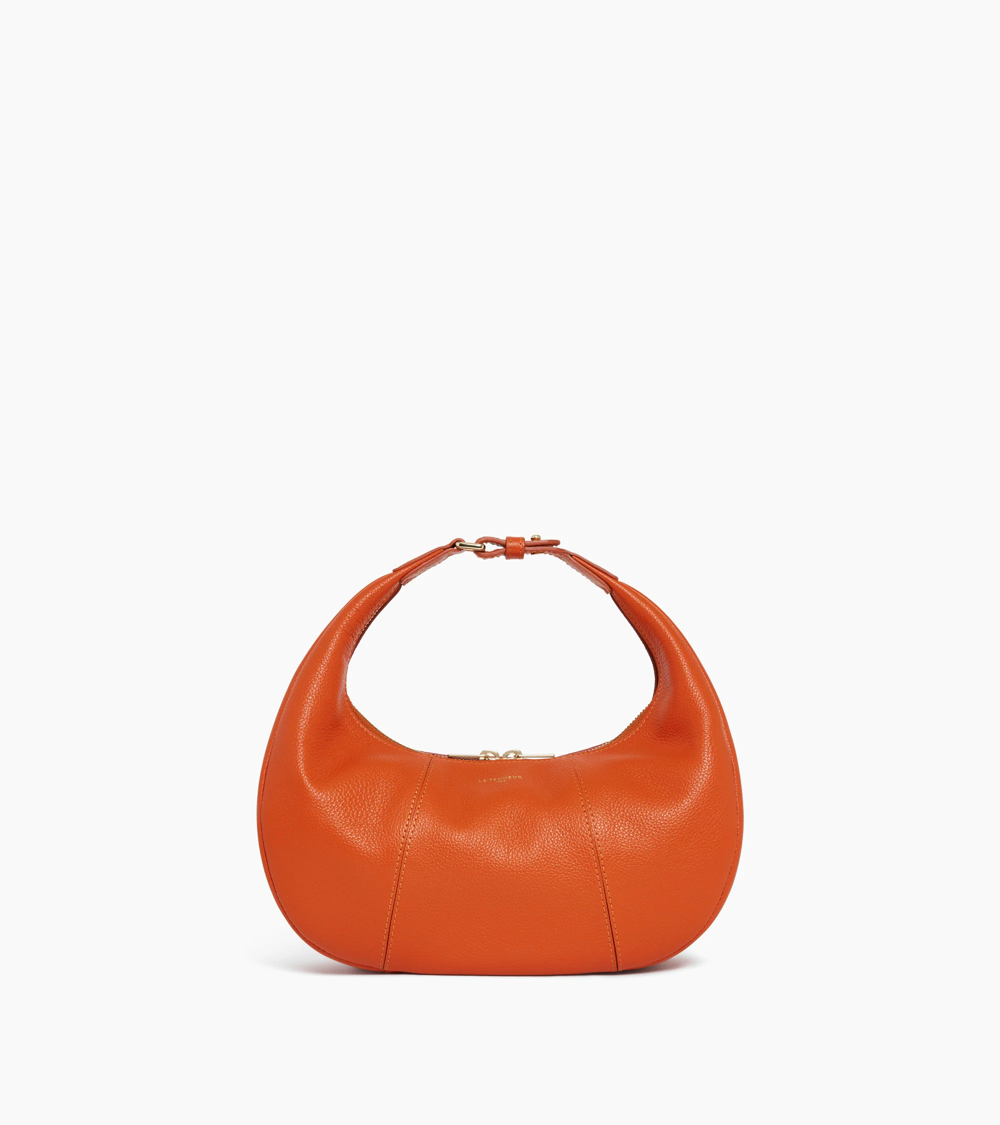 Small Hobo Bag in grained leather
