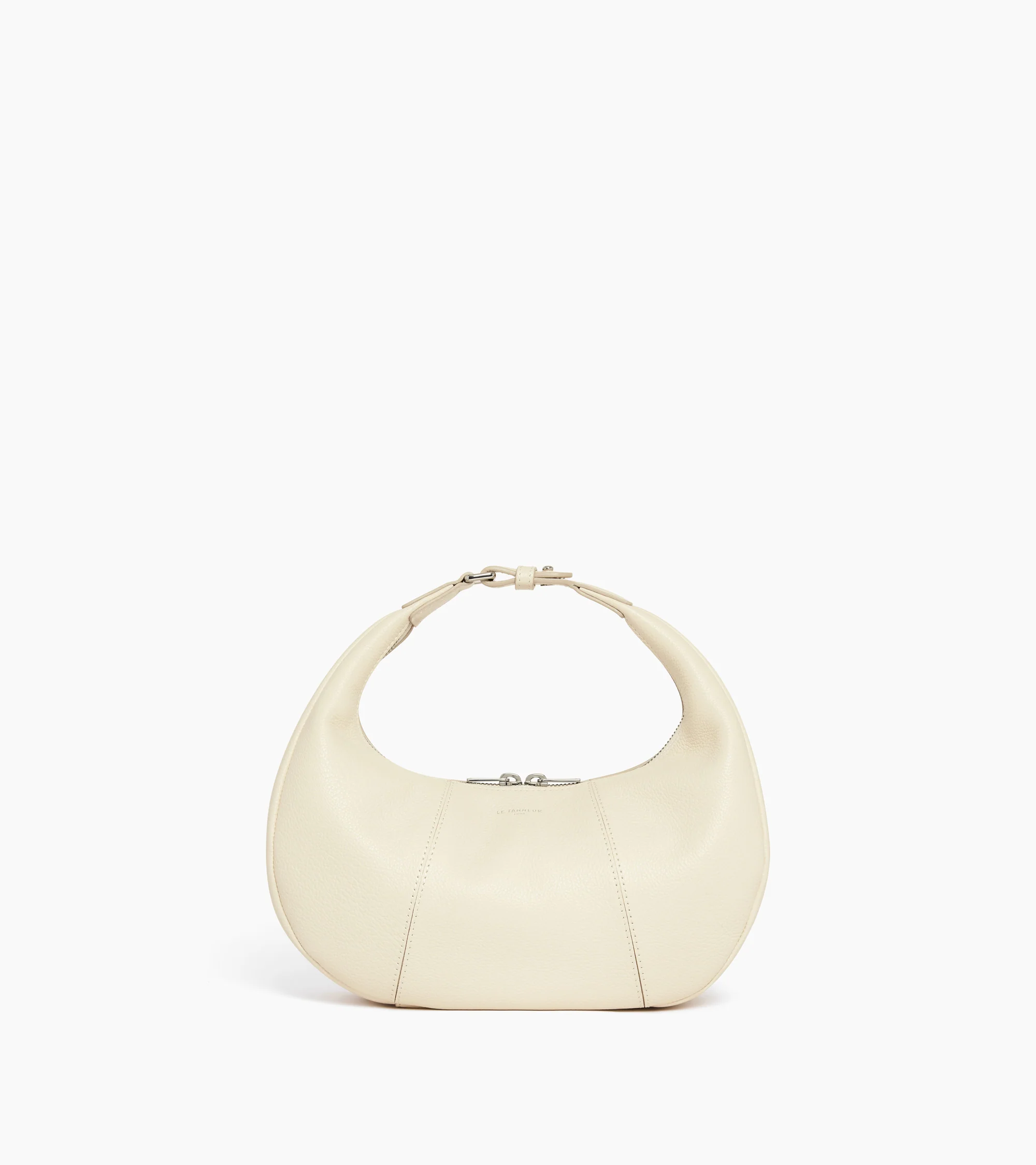 Small Hobo Bag in grained leather