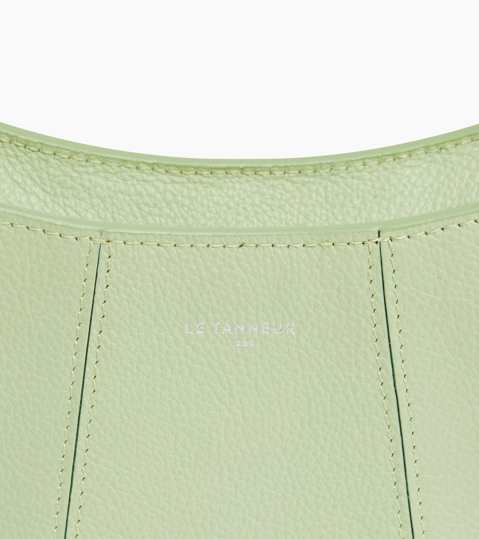 Juliette small half-moon bag in grained leather - Image 2