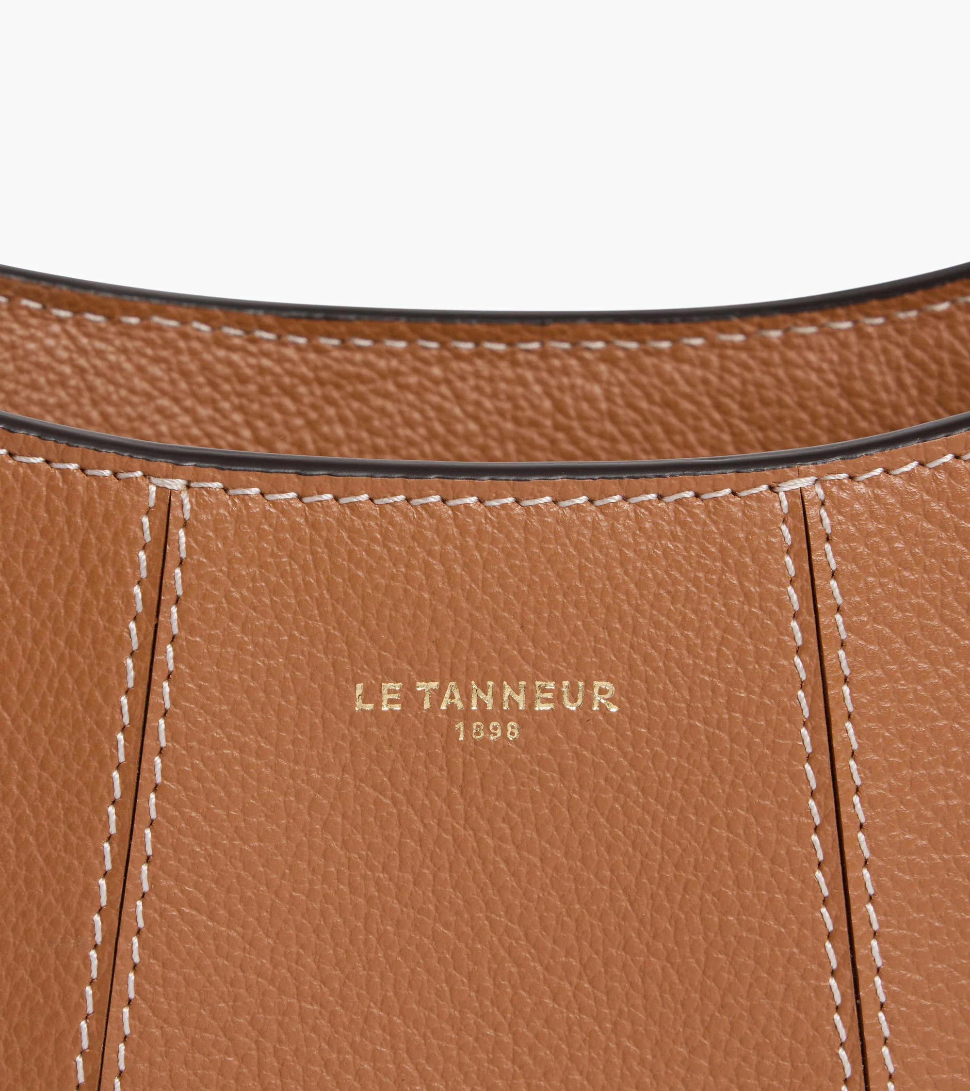 Juliette small half-moon bag in grained leather - Image 2