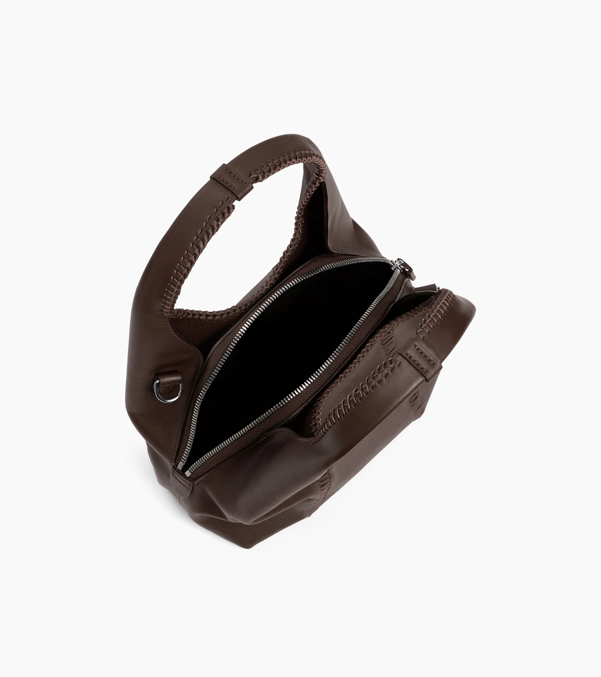 Juliette small handbag with topstitching in smooth leather - Image 3