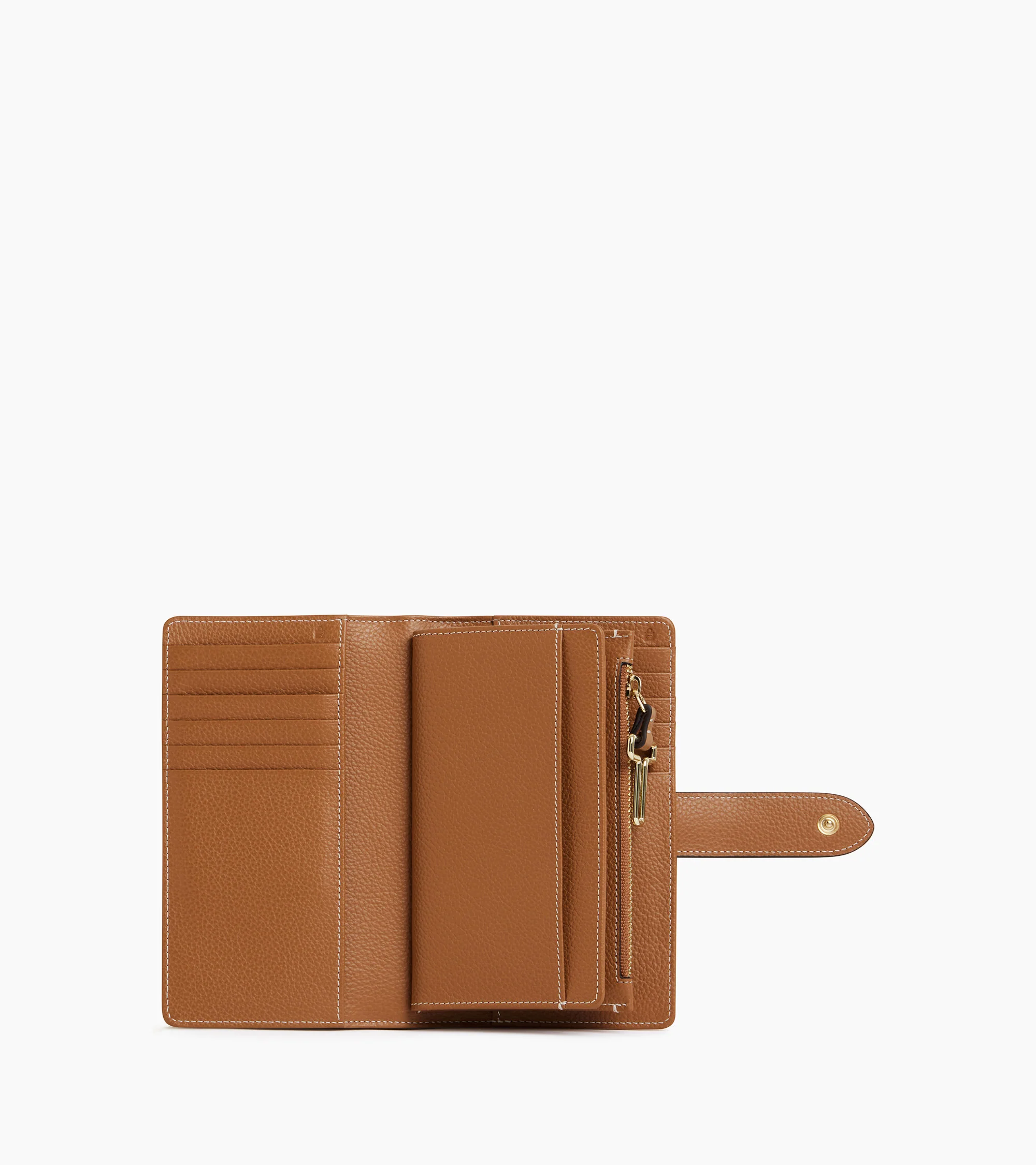 Juliette coin pocket wallet in grained leather - Image 3
