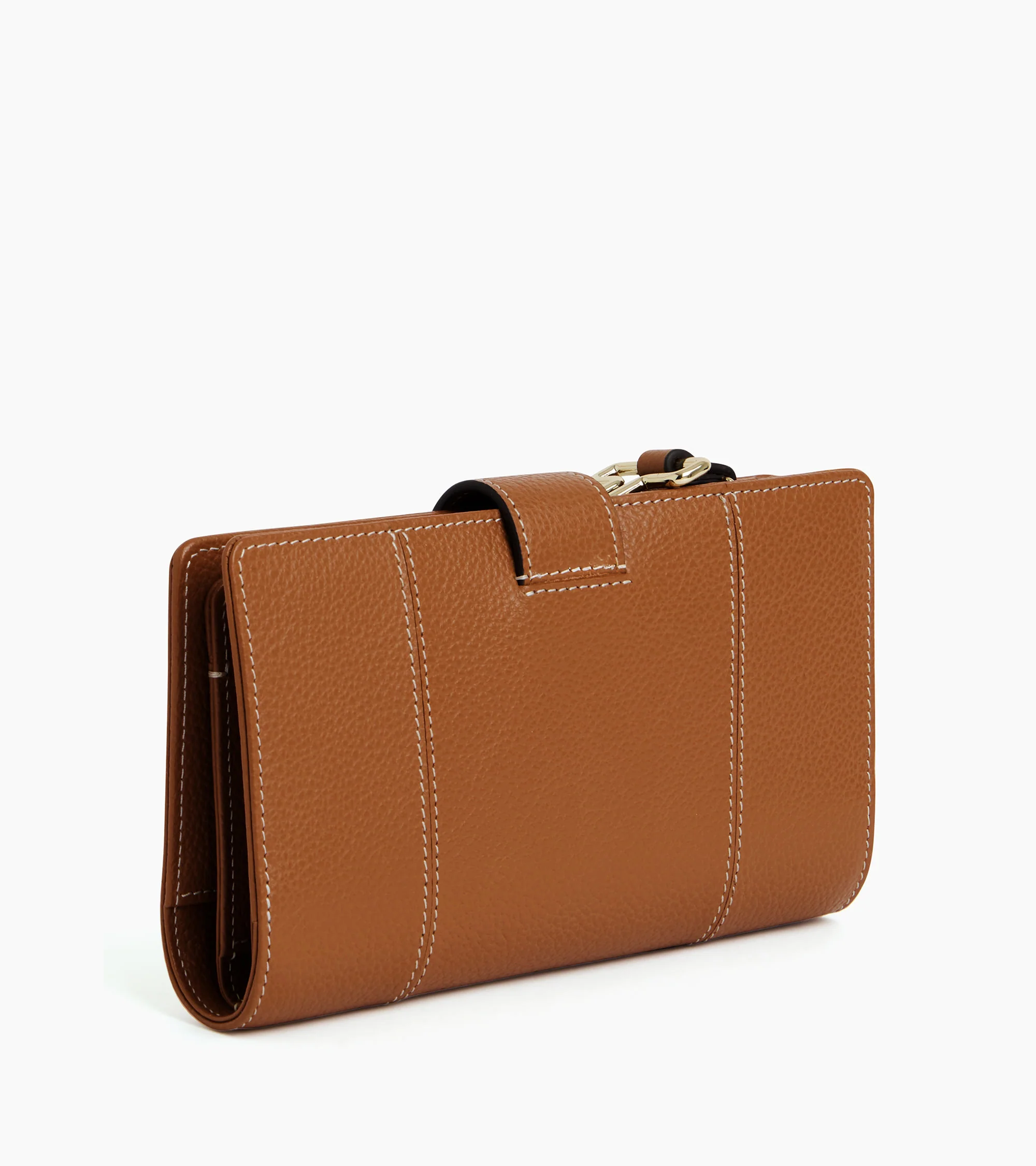 Juliette coin pocket wallet in grained leather - Image 4
