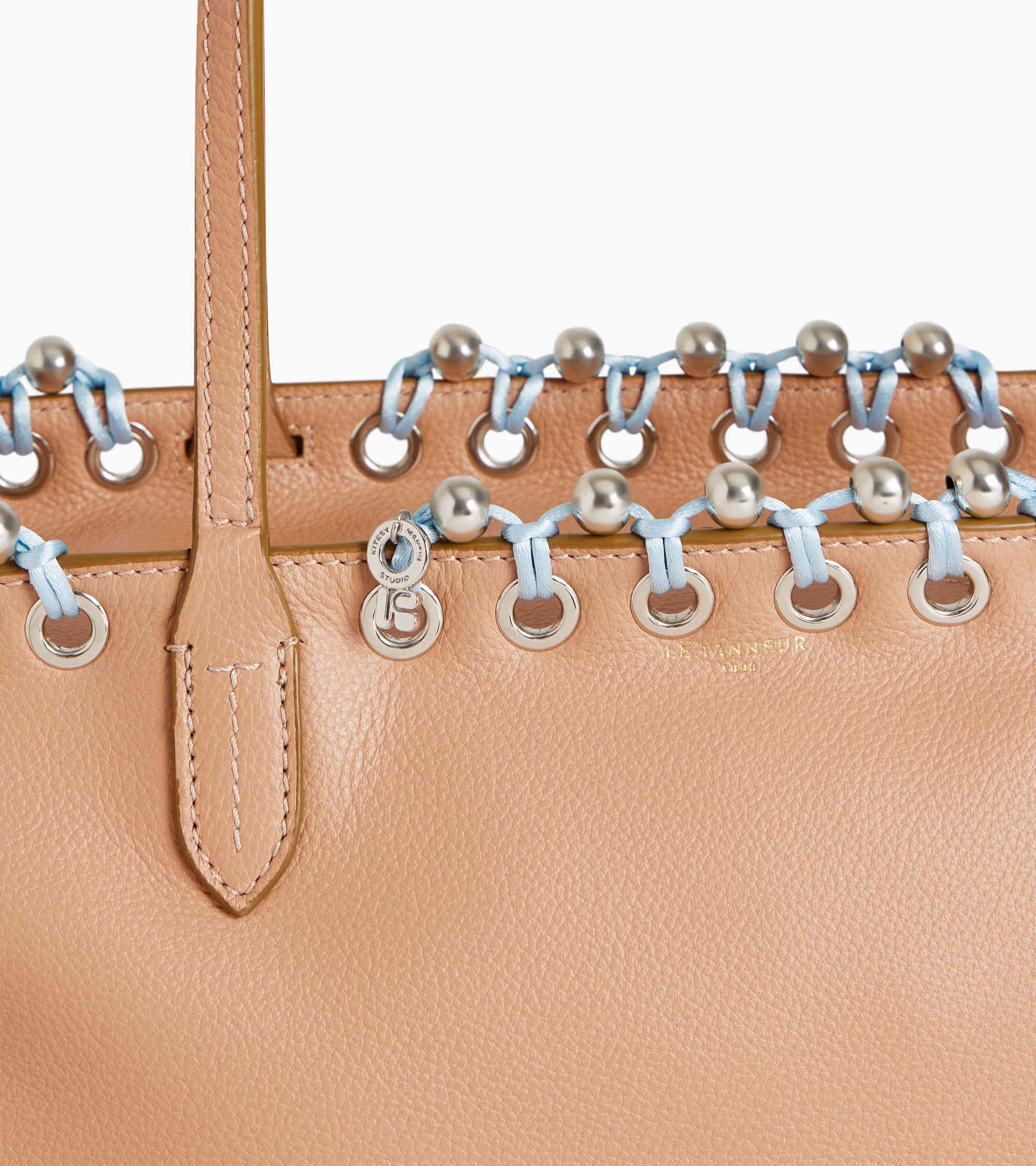 Grained leather tote bag Kitesy Martin Studio - Image 3