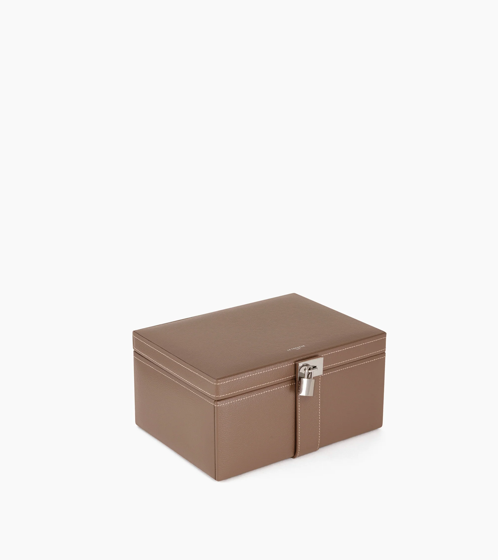 Large jewelry box in leather - Image 3