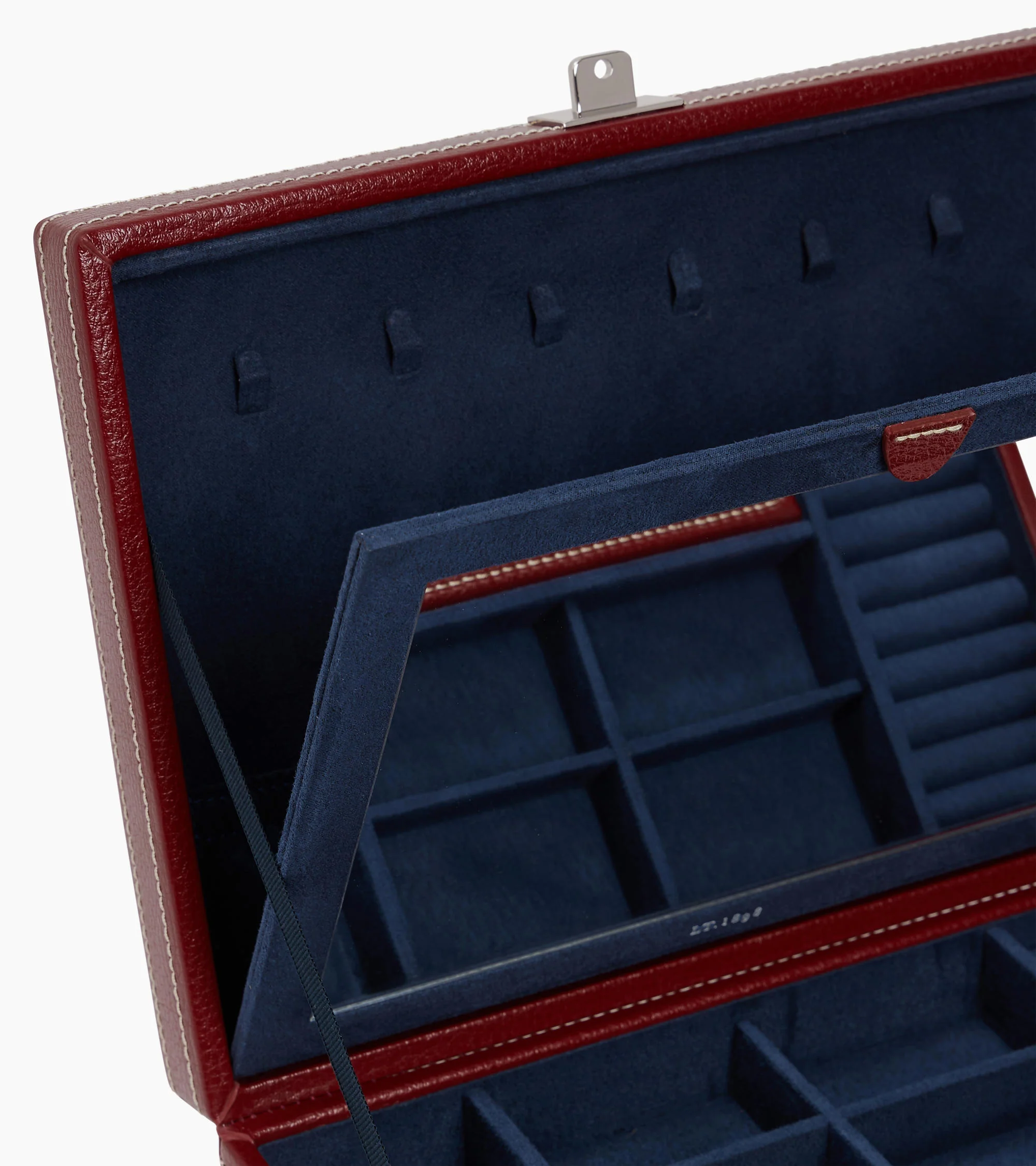 Large jewelry box in leather - Image 3