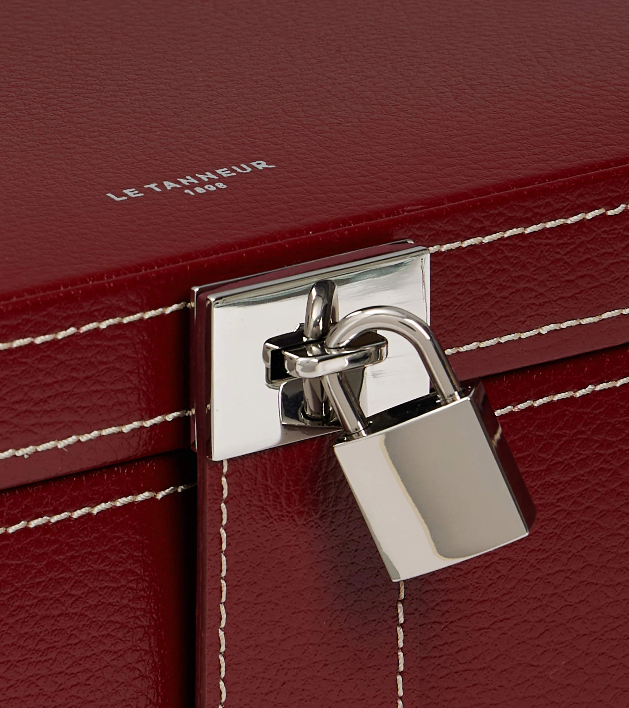 Large jewelry box in leather - Image 4