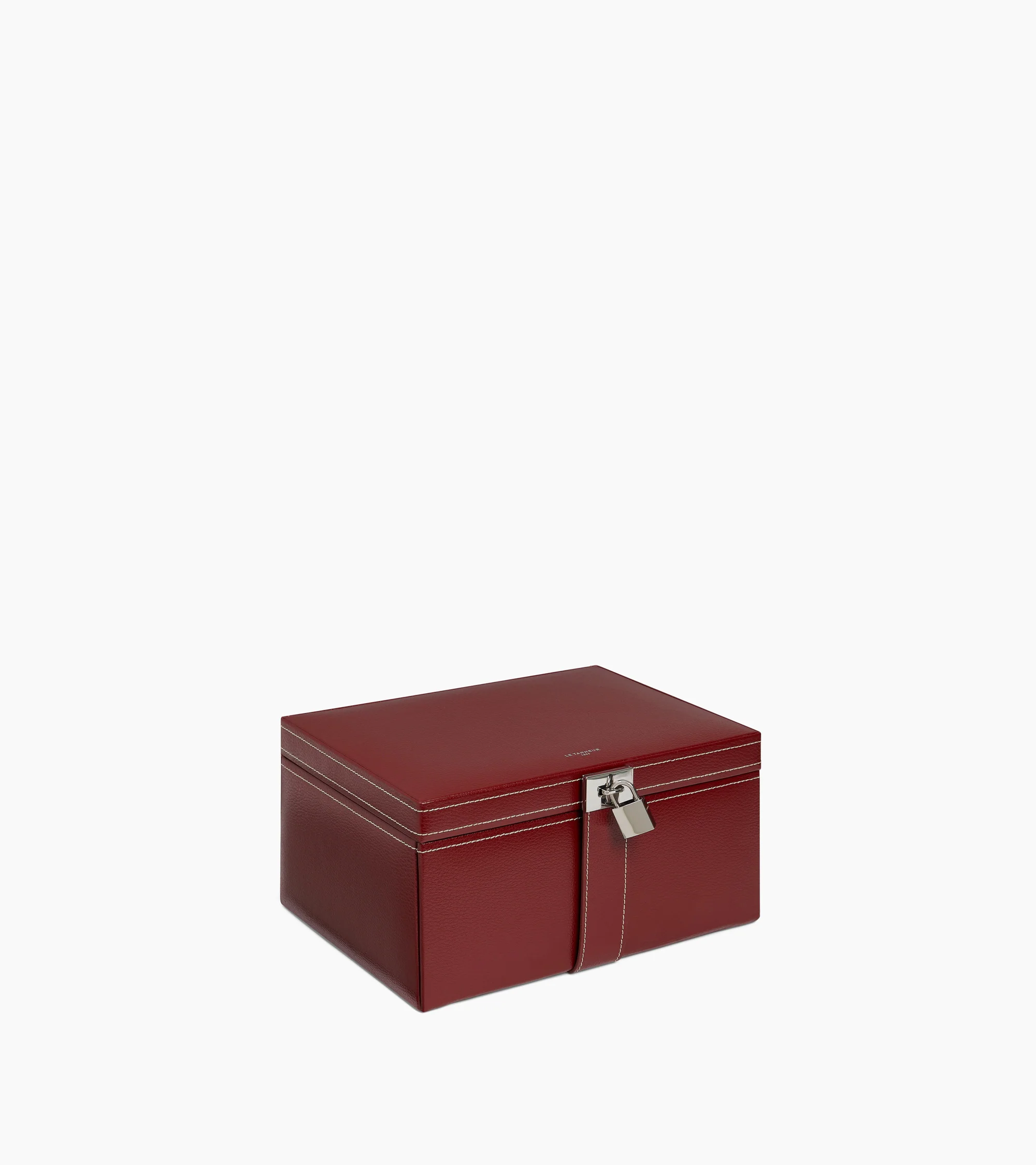 Large jewelry box in leather - Image 5