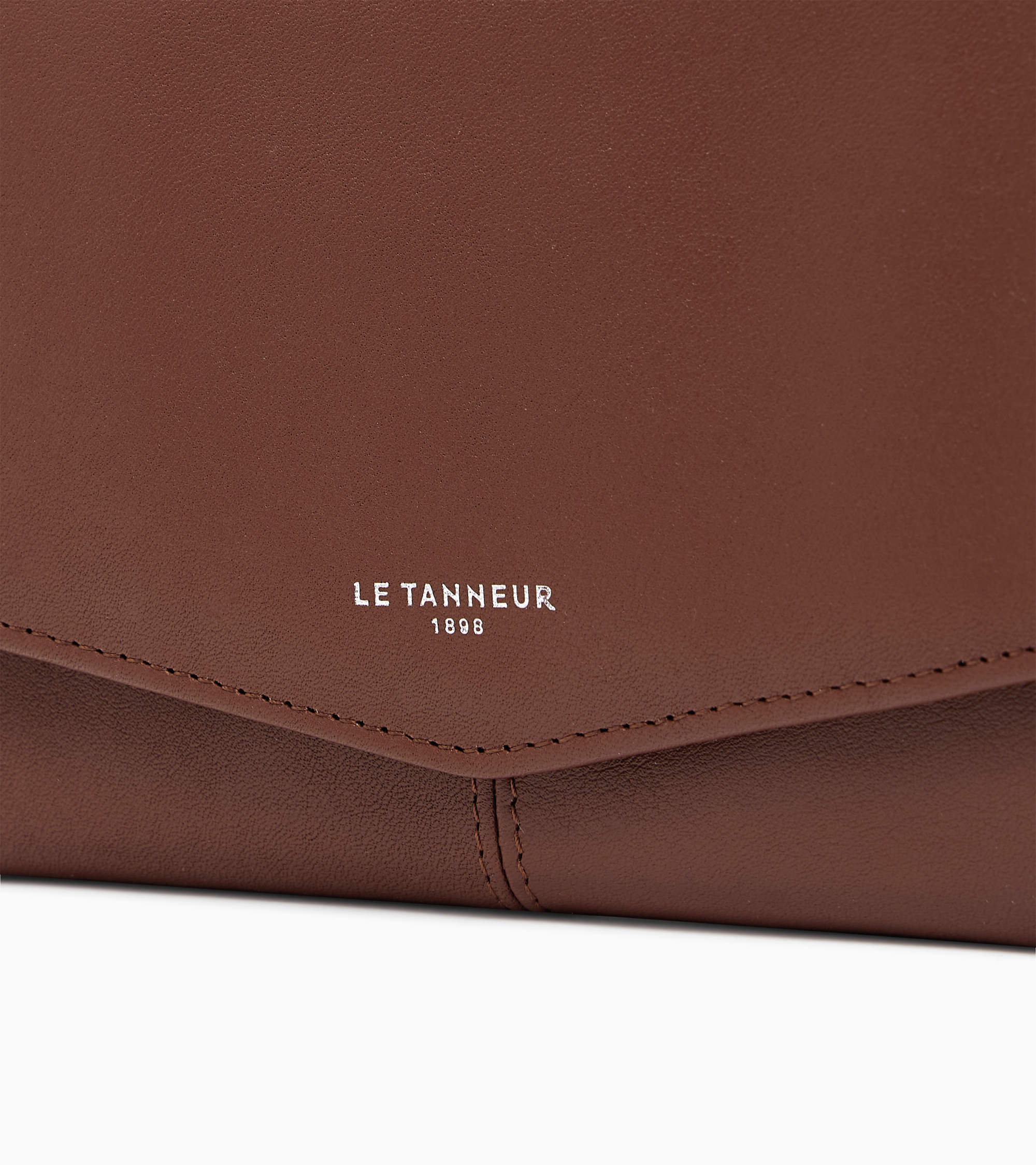 Large zipped wallet Charlotte in smooth leather - Image 2