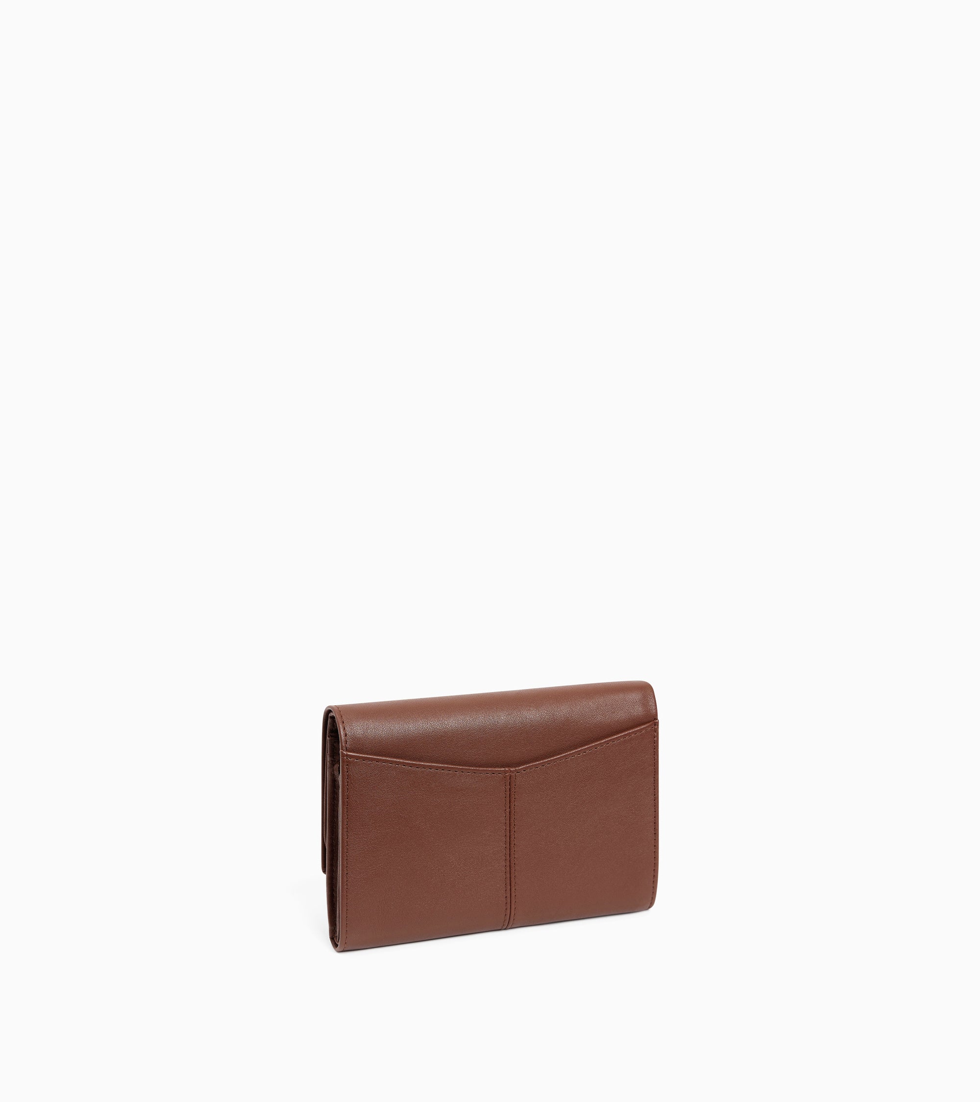 Large zipped wallet Charlotte in smooth leather - Image 4