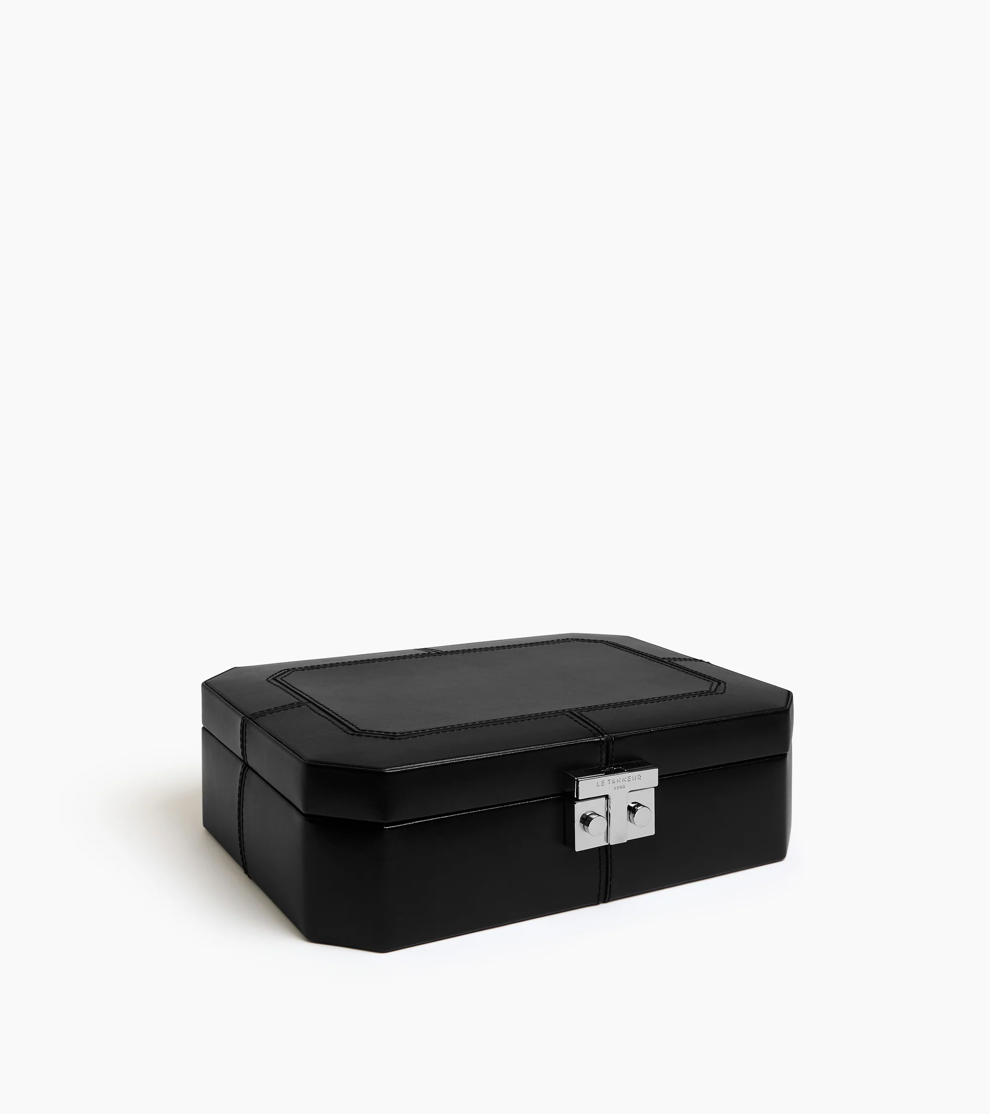 6-watch and cufflinks box in leather - Image 4