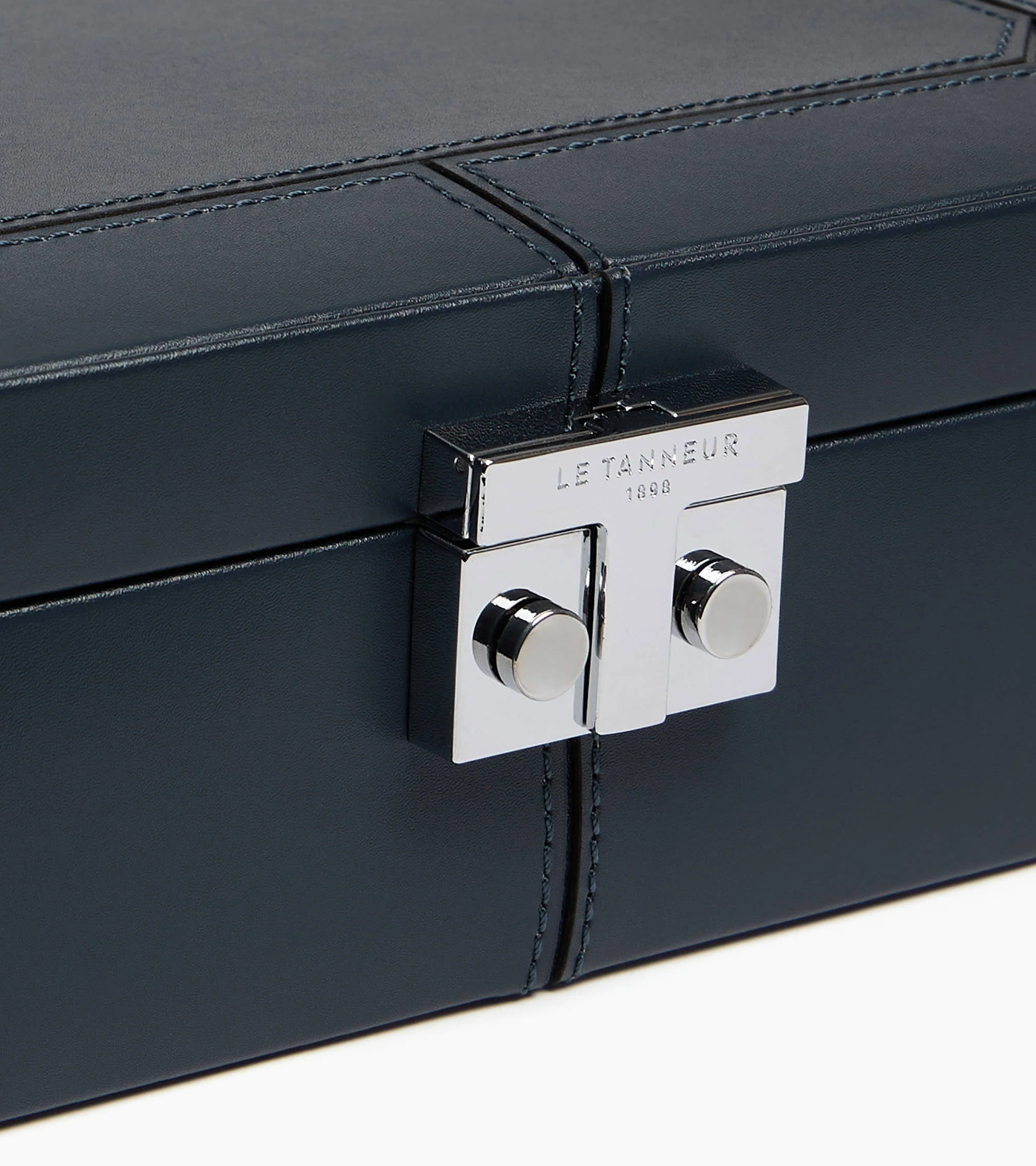 Box for 8 watches with T-clasp in leather - Image 3