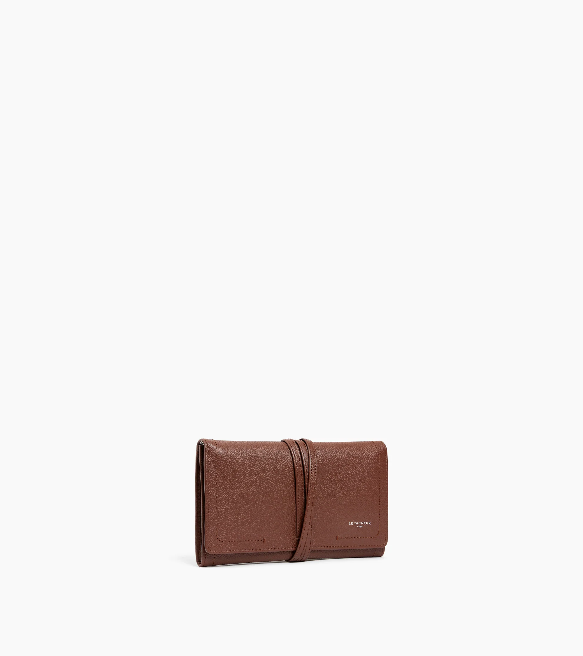 Travel jewelry box in leather