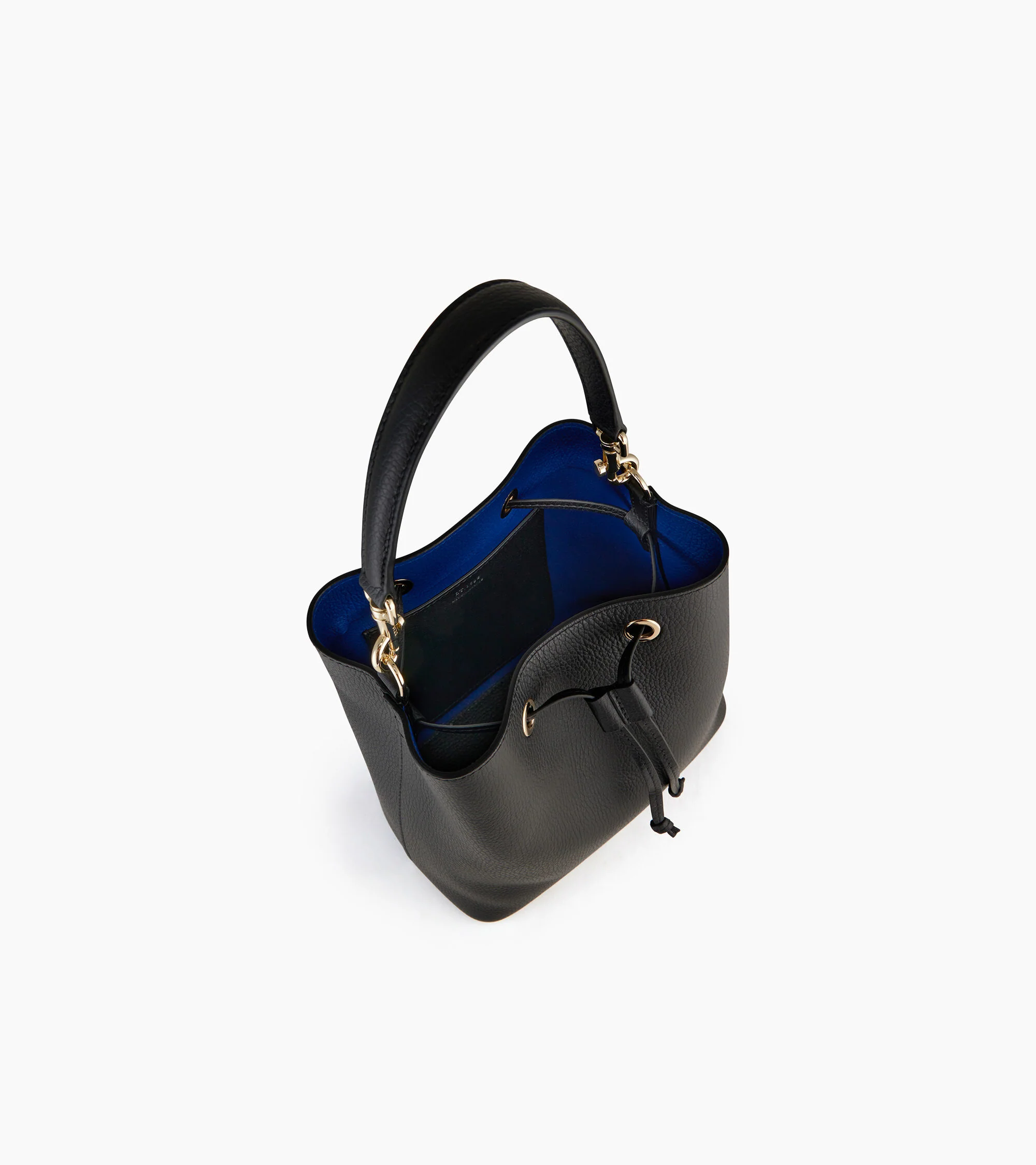 Louise bucket bag in grained leather - Image 3