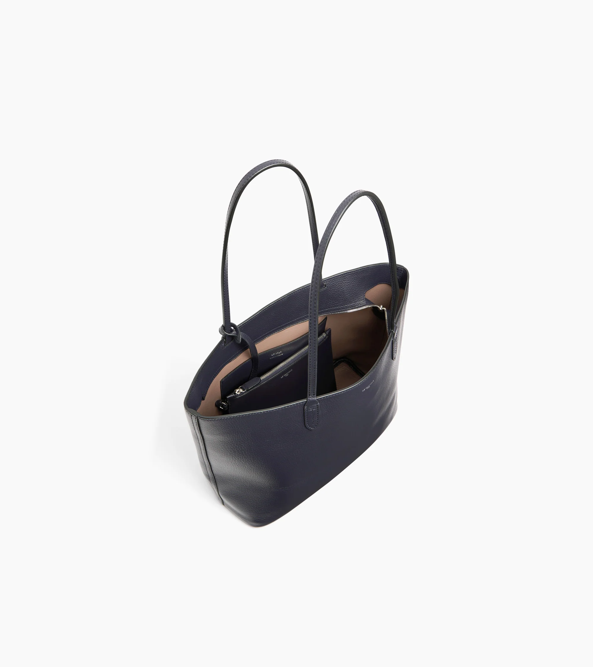 Louise large tote in grained leather - Image 3