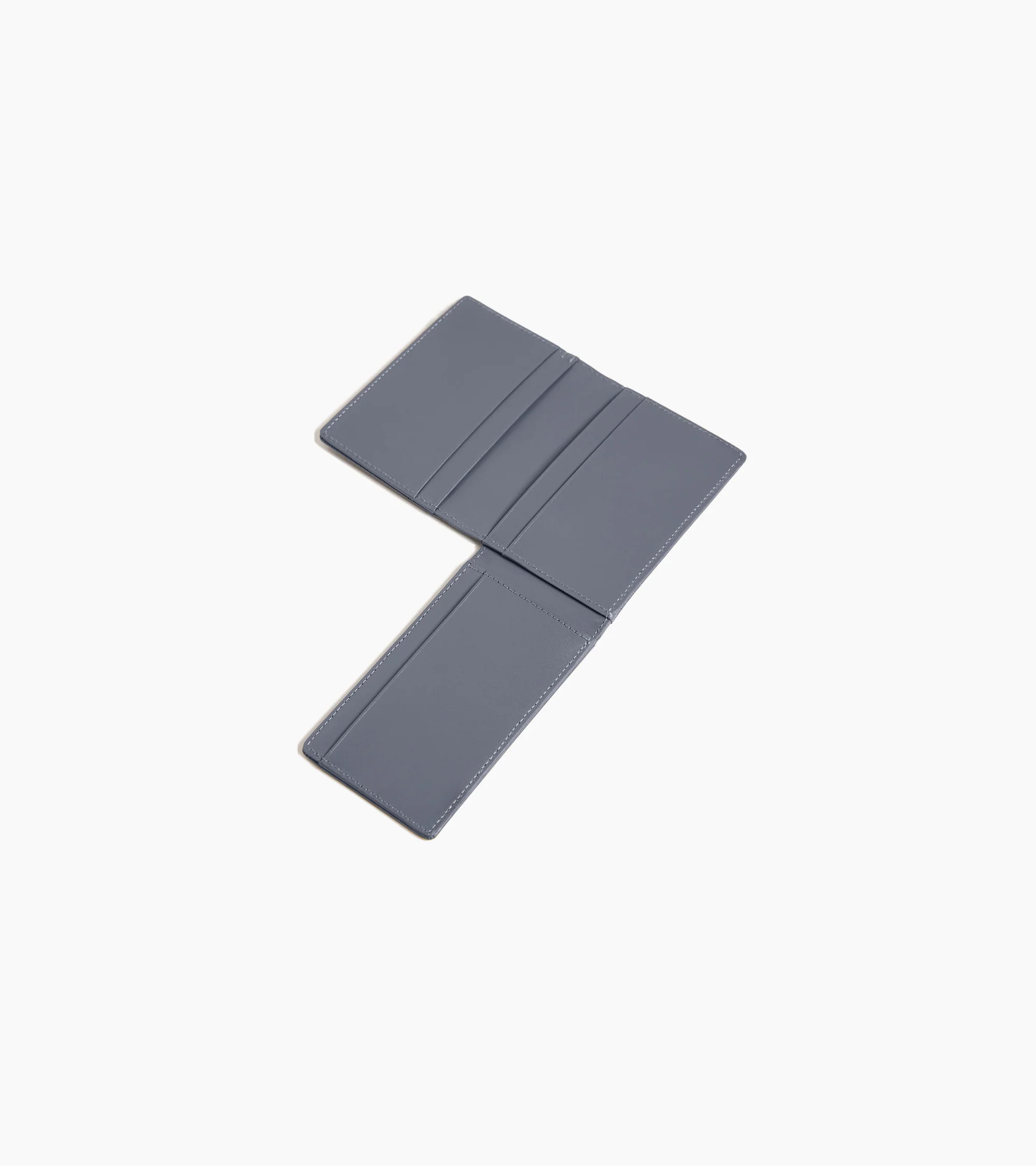 Lucien horizontal two-fold card holder signature T leather - Image 4