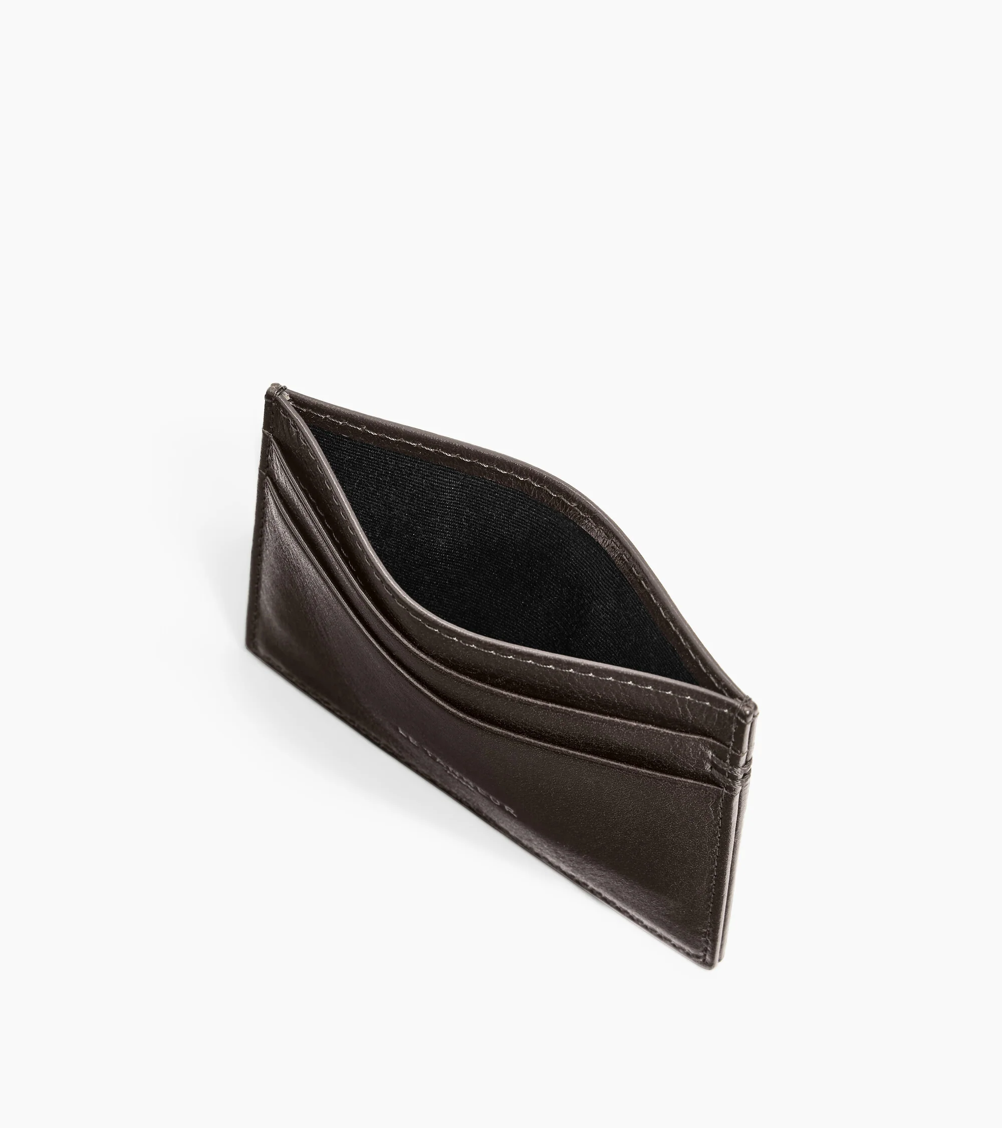 Lucien card holder in oiled leather - Image 3
