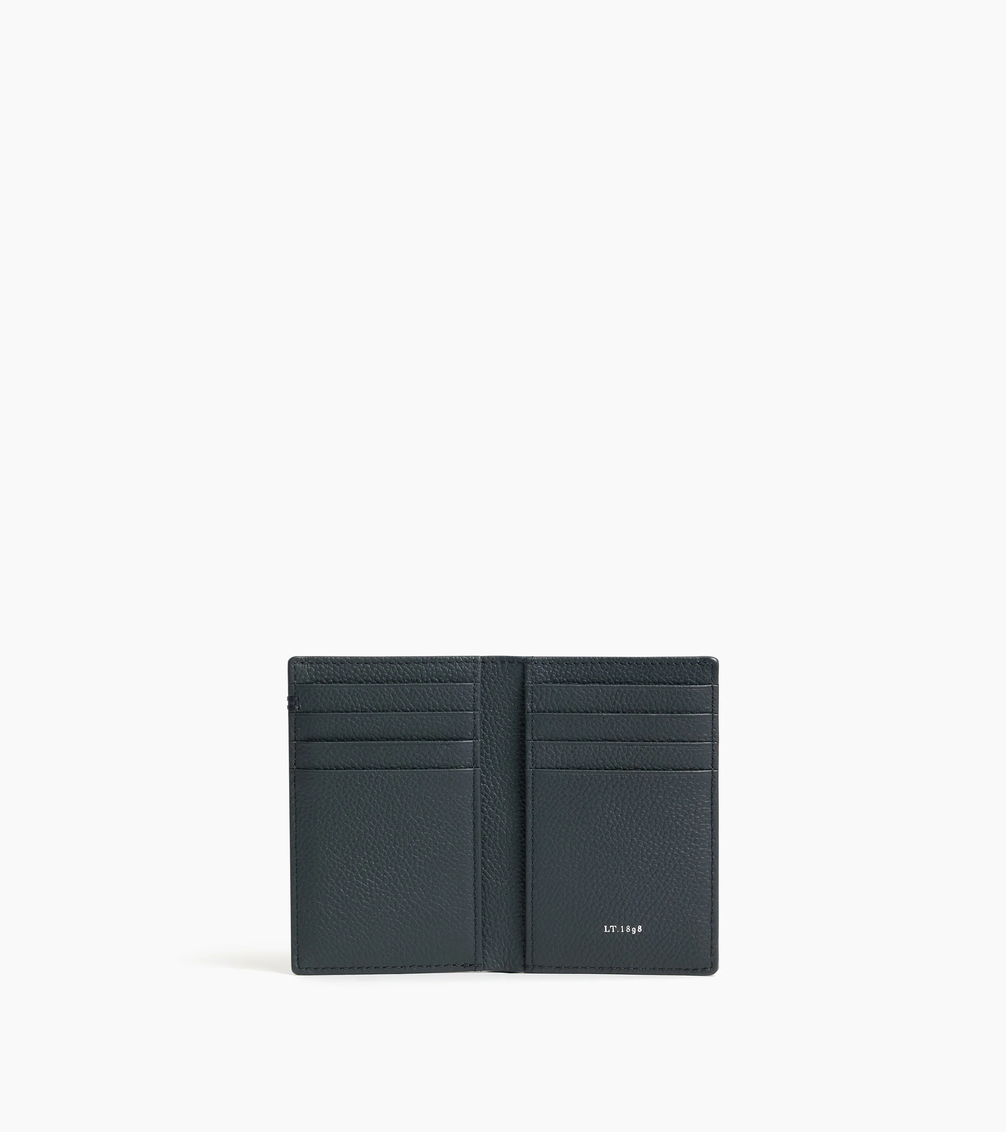 Lucien small card holder in grained leather - Image 3