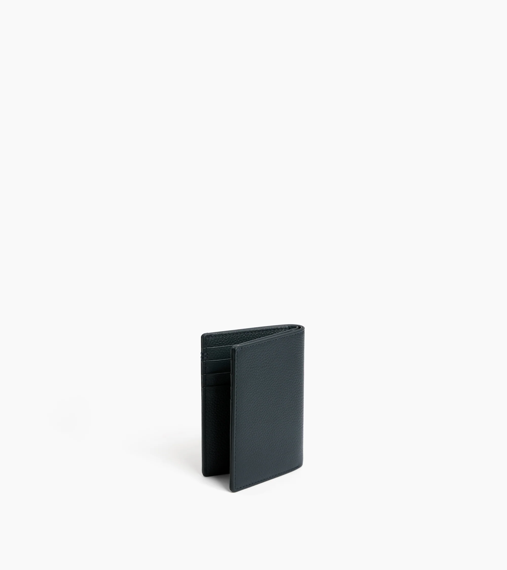 Lucien small card holder in grained leather - Image 4