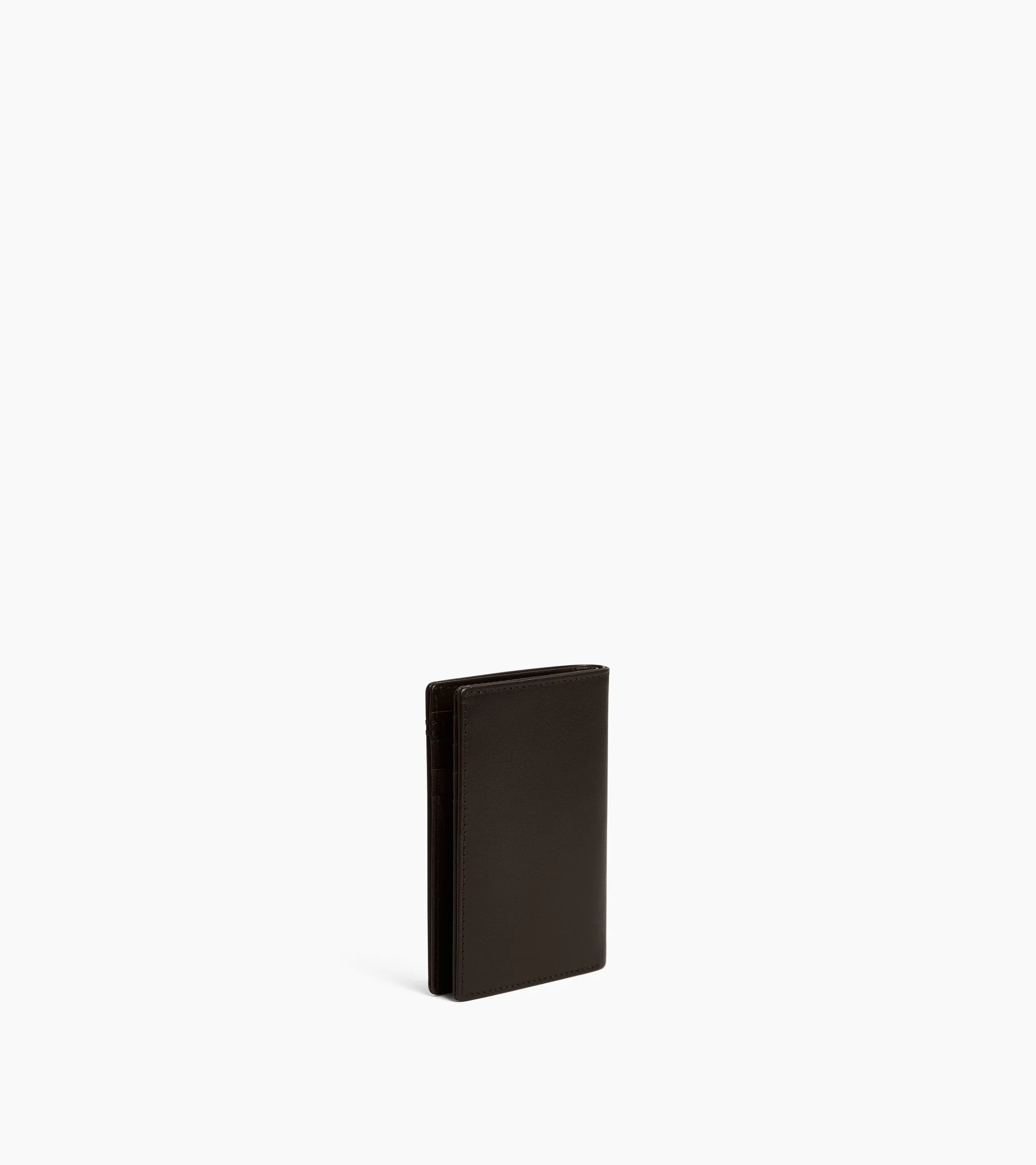 Lucien small card holder in oiled leather - Image 4