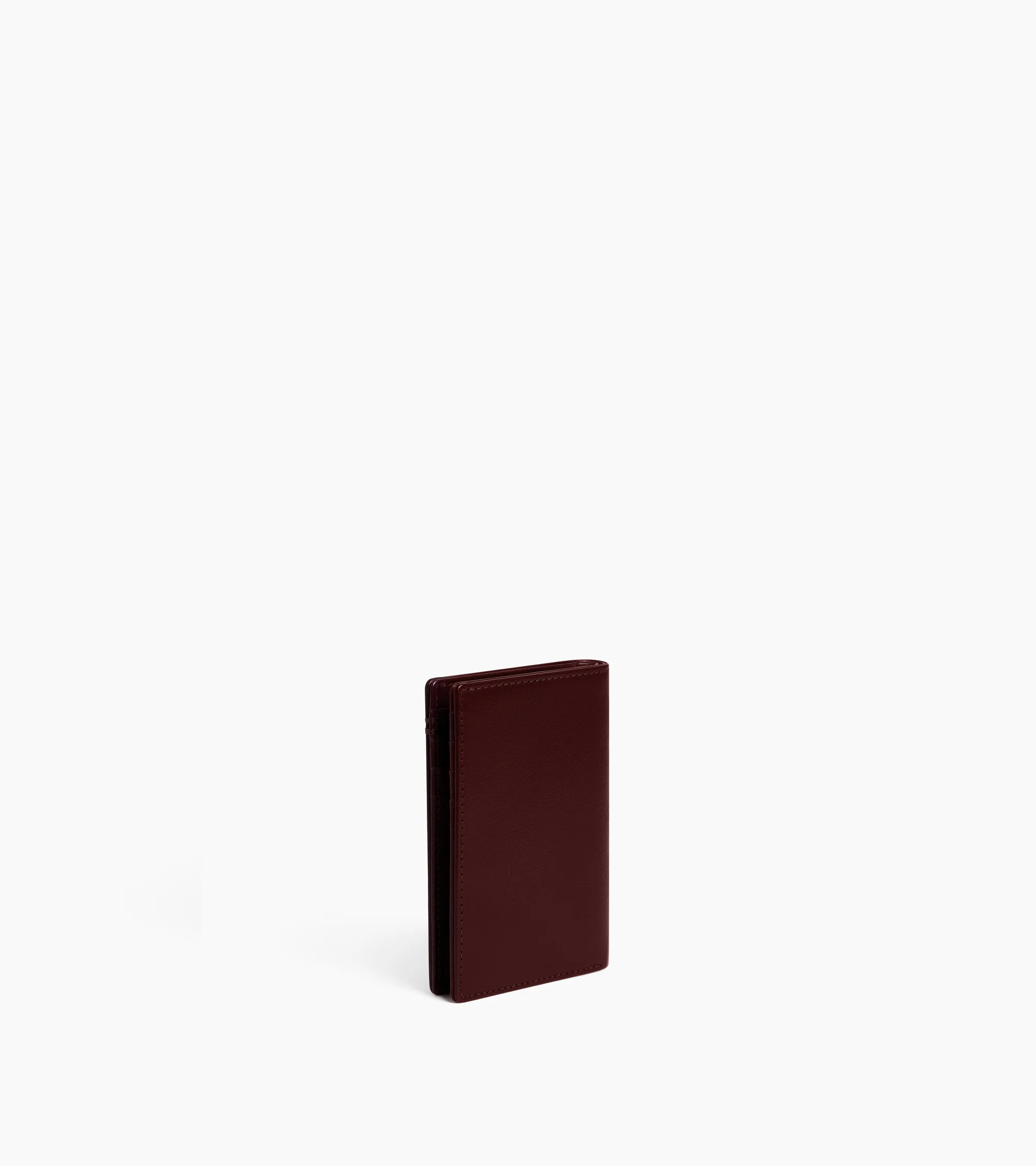 Lucien small card holder in oiled leather - Image 4