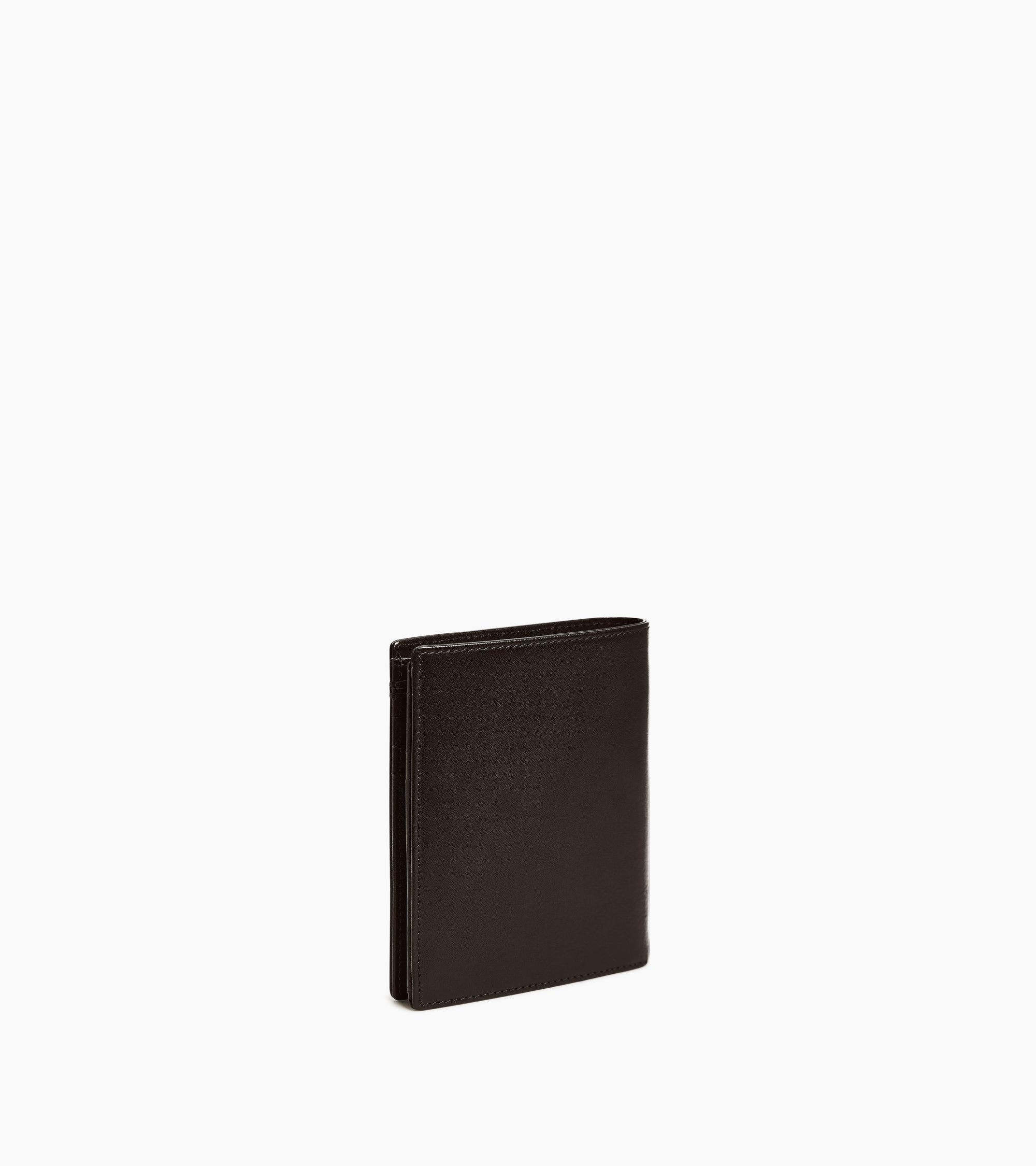 Lucien vertical zipped wallet in oiled leather - Image 4