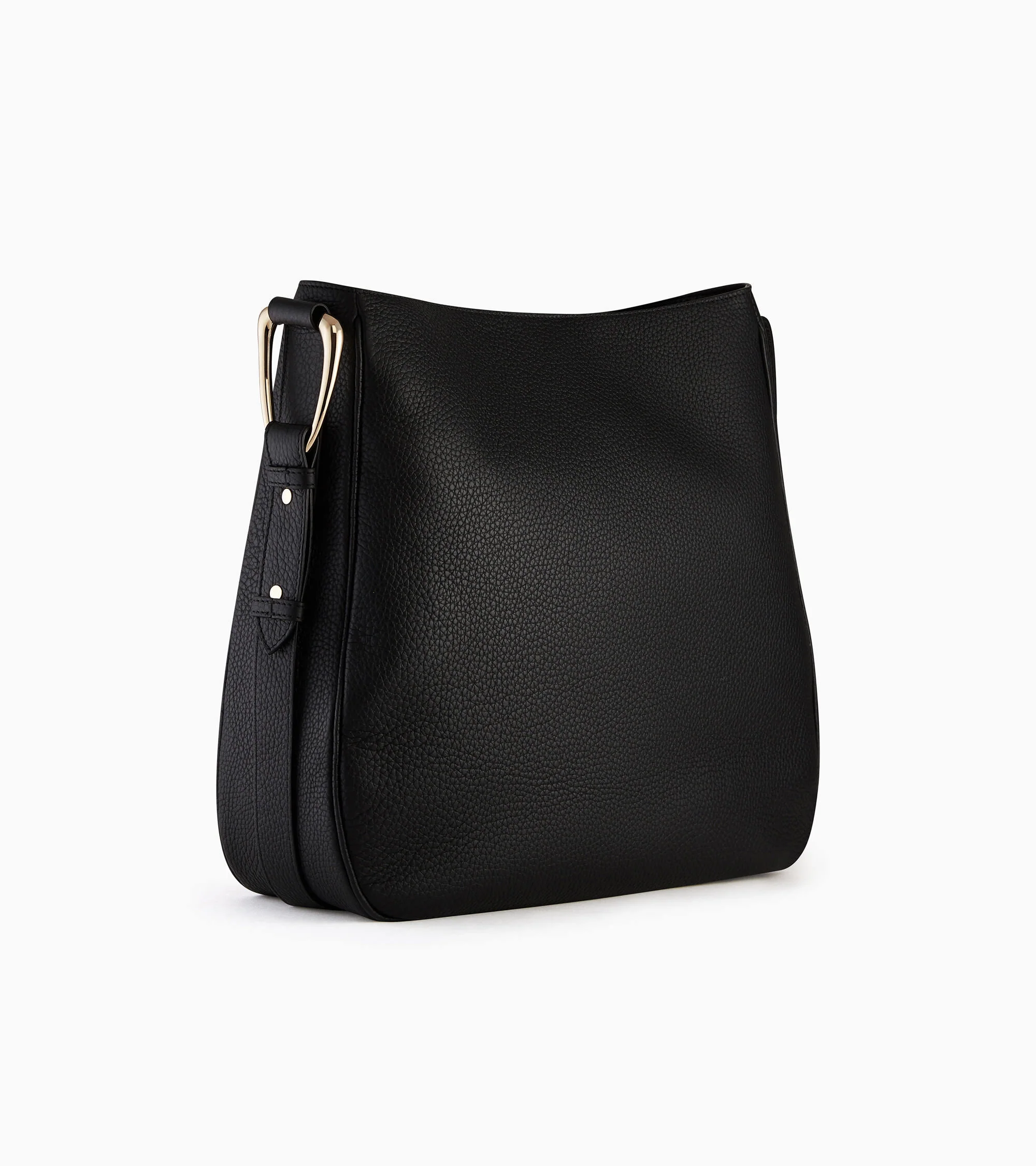 Large hobo bag Madeleine in grained calfskin leather - Image 5
